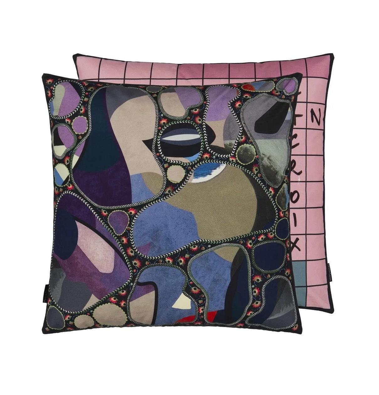 Poduszka dwustronna GEMS MIX AGATE bawełniana satyna Christian Lacroix Eye on Design