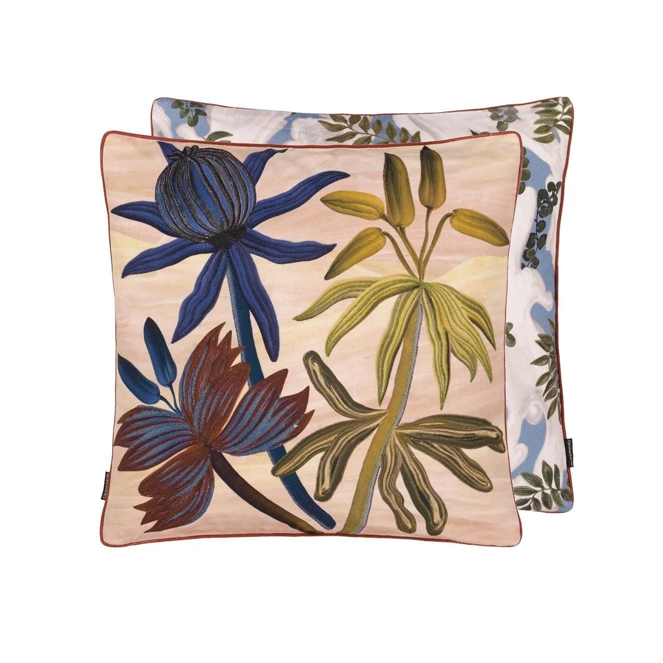 Poduszka dwustronna GUATIZA PECHE bawełniana satyna Christian Lacroix Eye on Design