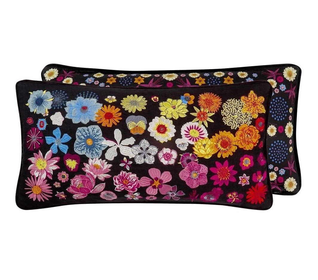 Poduszka dwustronna JARDIN DES HESPERIDES bawełniana satyna Christian Lacroix Eye on Design