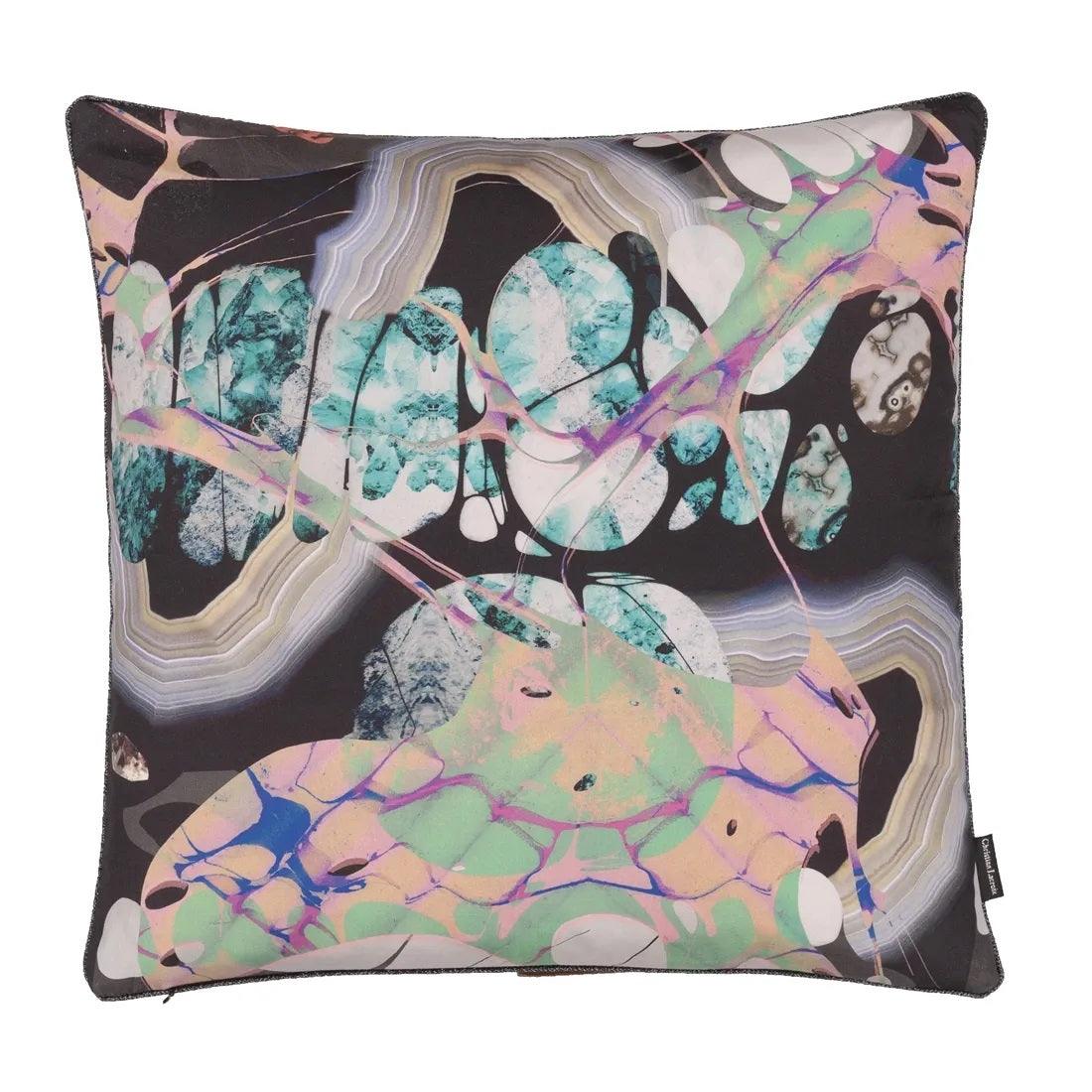 Poduszka dwustronna NOVAFRICA SUNRISE FLAMINGO bawełniana satyna Christian Lacroix Eye on Design