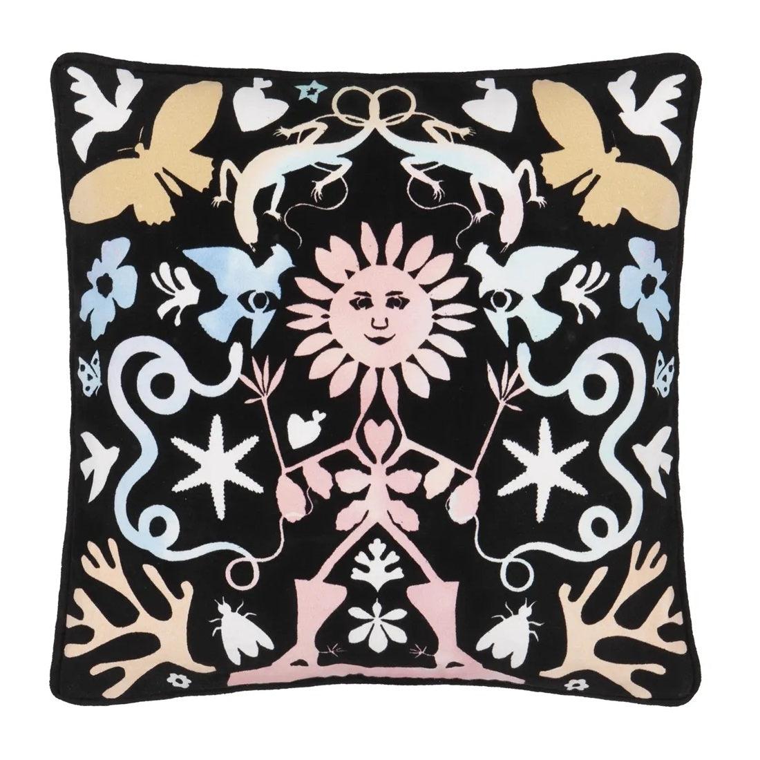 Poduszka dwustronna REVE DE PAPIER bawełniana satyna Christian Lacroix Eye on Design