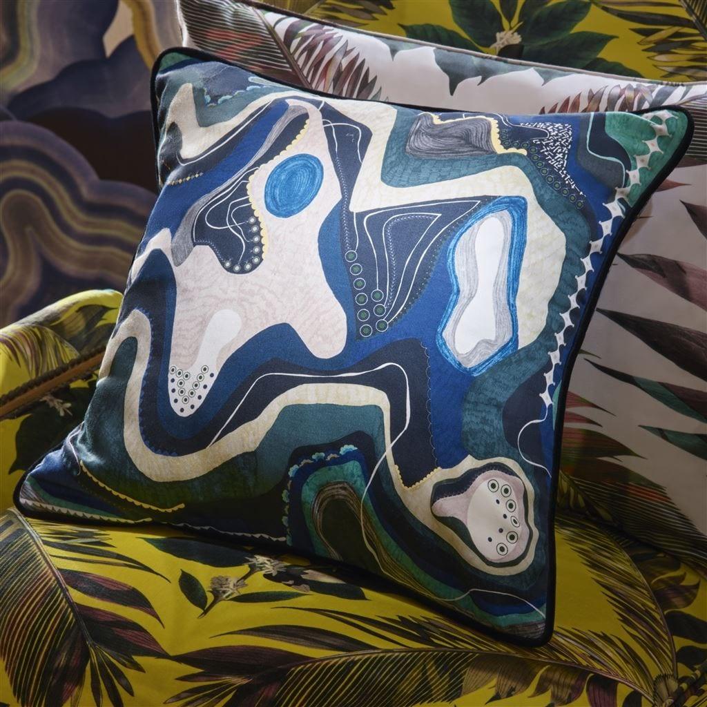 Poduszka WHITE SANDS SUNSET RUISSEAU bawełniana satyna – Christian Lacroix