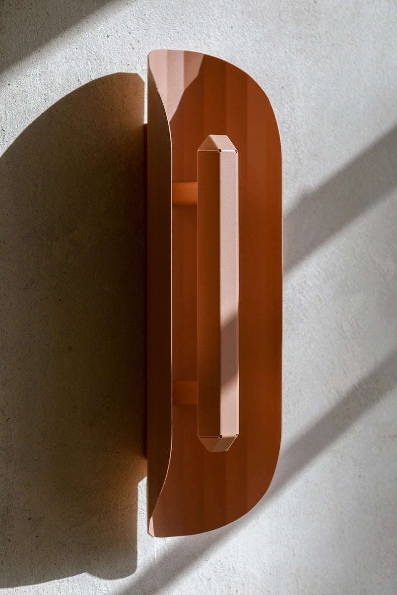 Wandlamp APOLIN gebroken roze