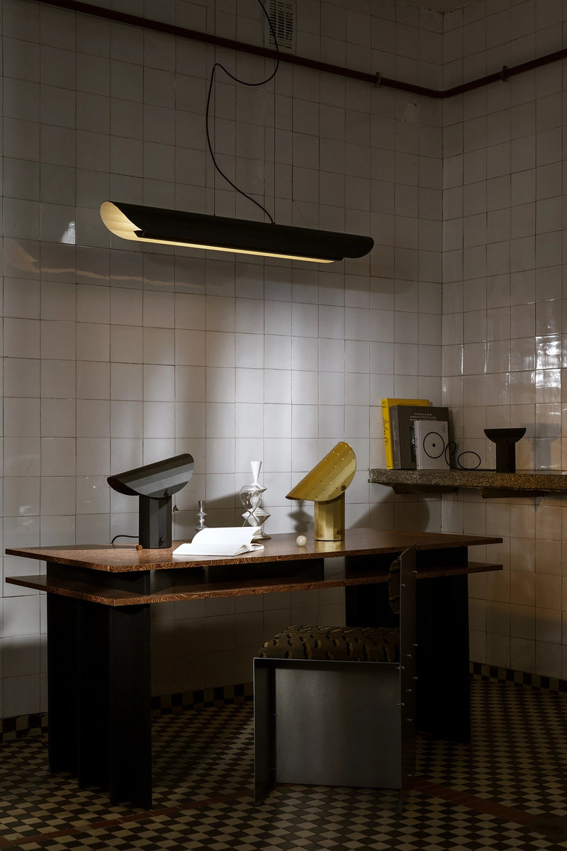 Lineare Pendelleuchte APOLIN schwarz