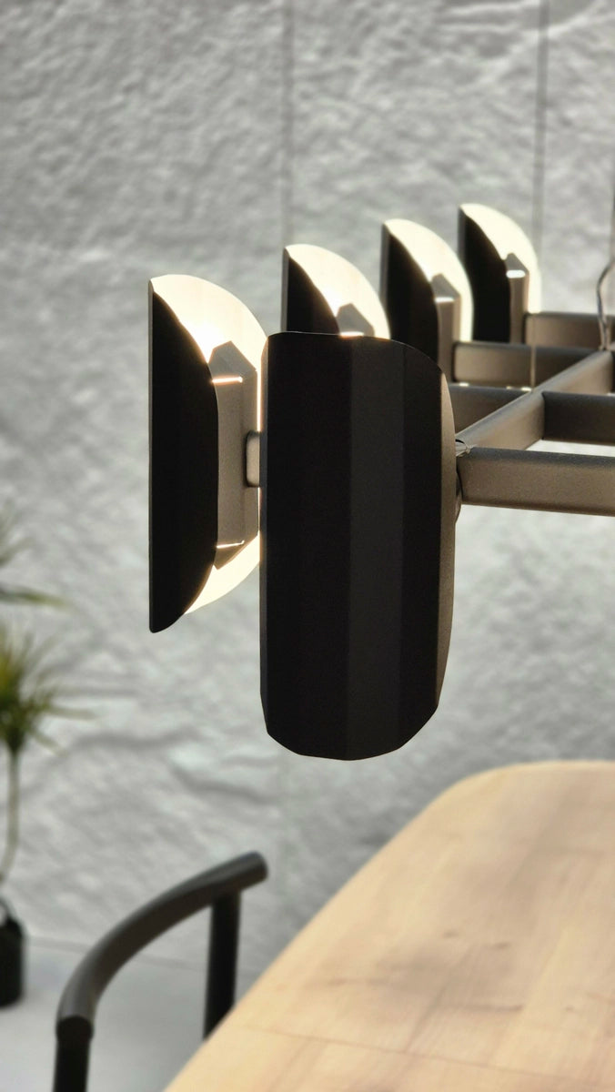 APOLIN black multi-armed pendant lamp