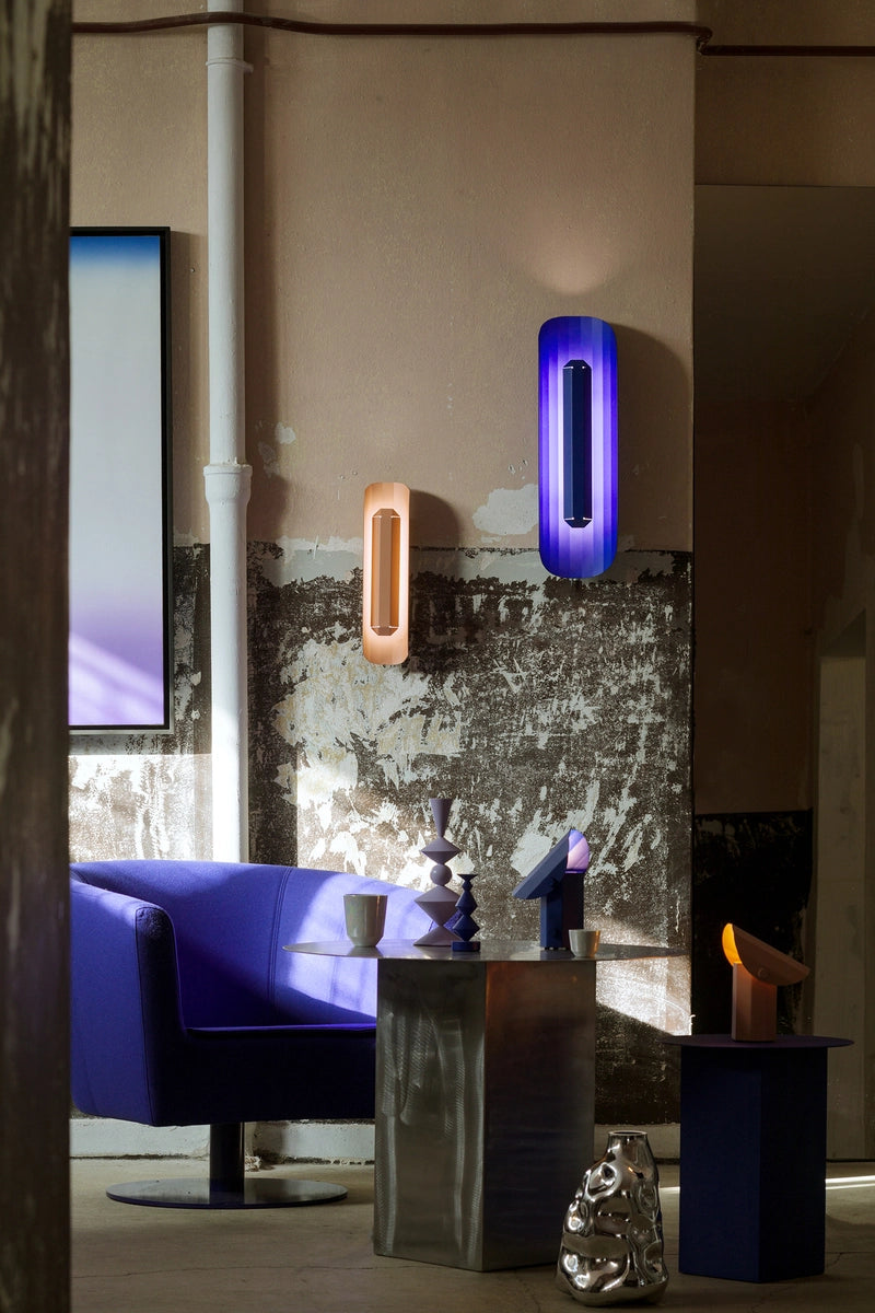 Draagbare lamp APOLIN kobaltblauw