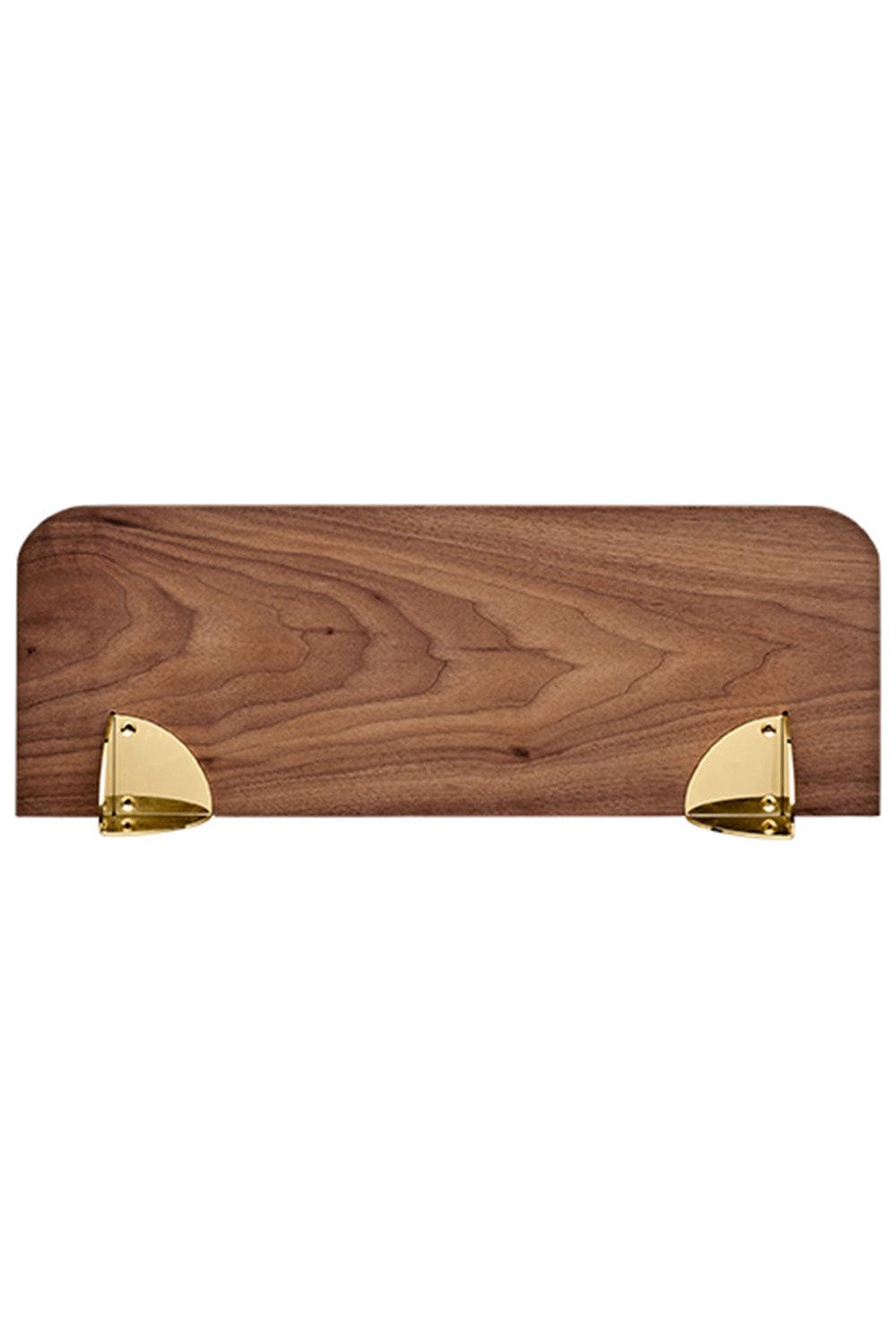 Półka AEDES orzech ze złotym wykończeniem AYTM Eye on Design