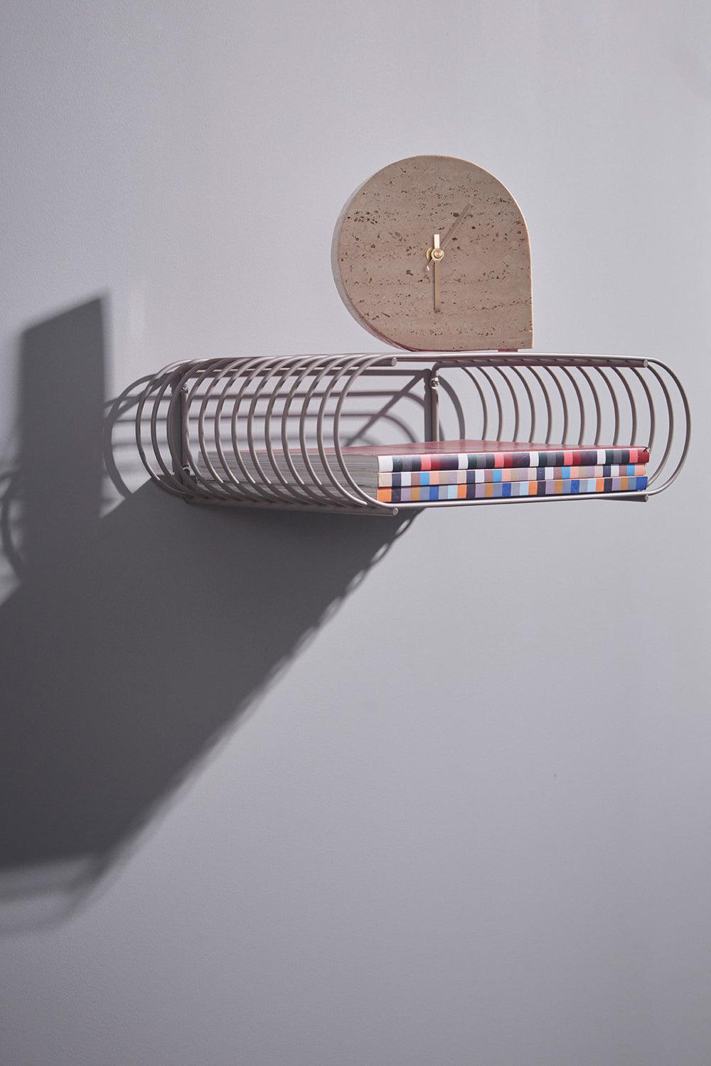 Półka ścienna CURVA taupe AYTM Eye on Design