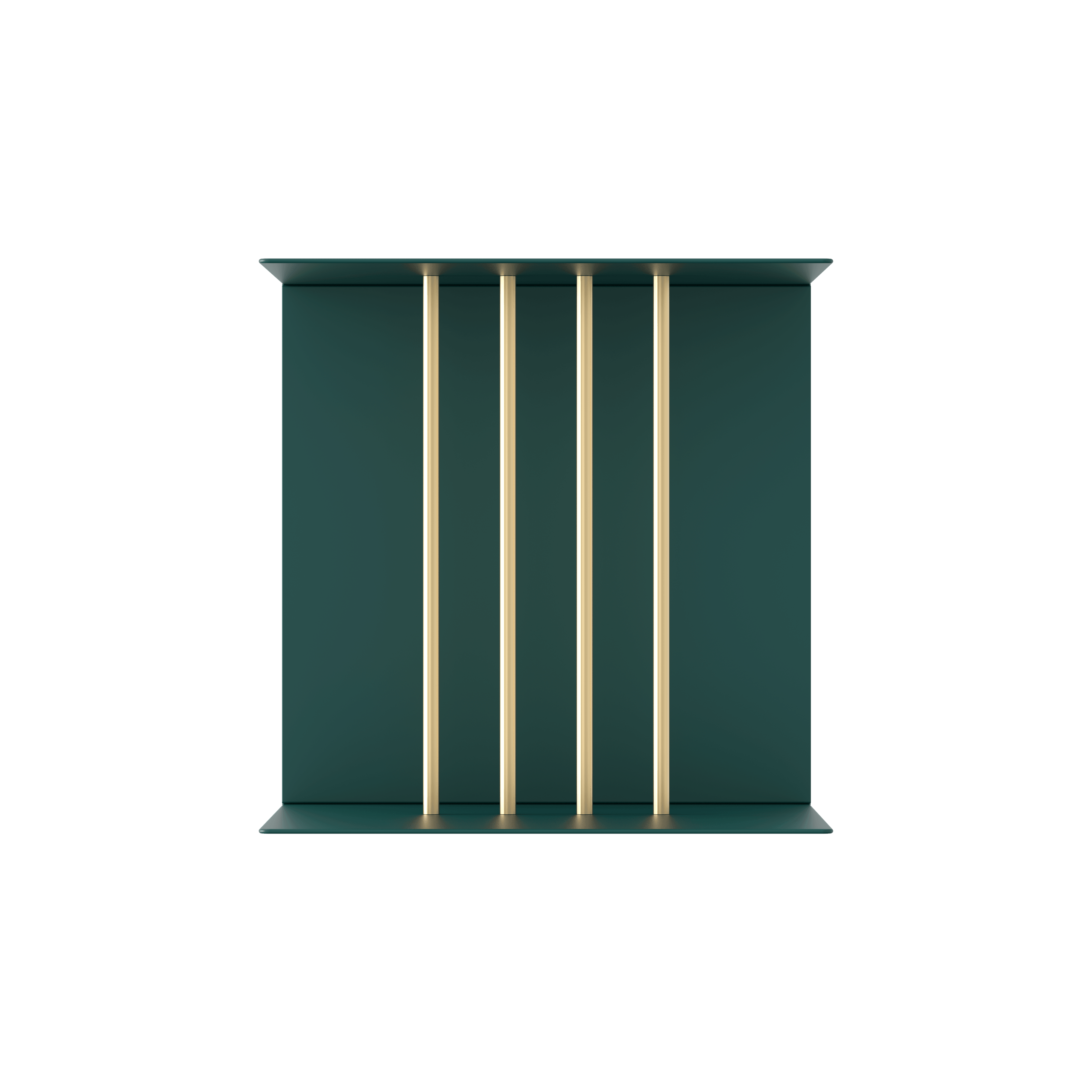 Półka TEASER butelkowy zielony ze złotym UMAGE Eye on Design