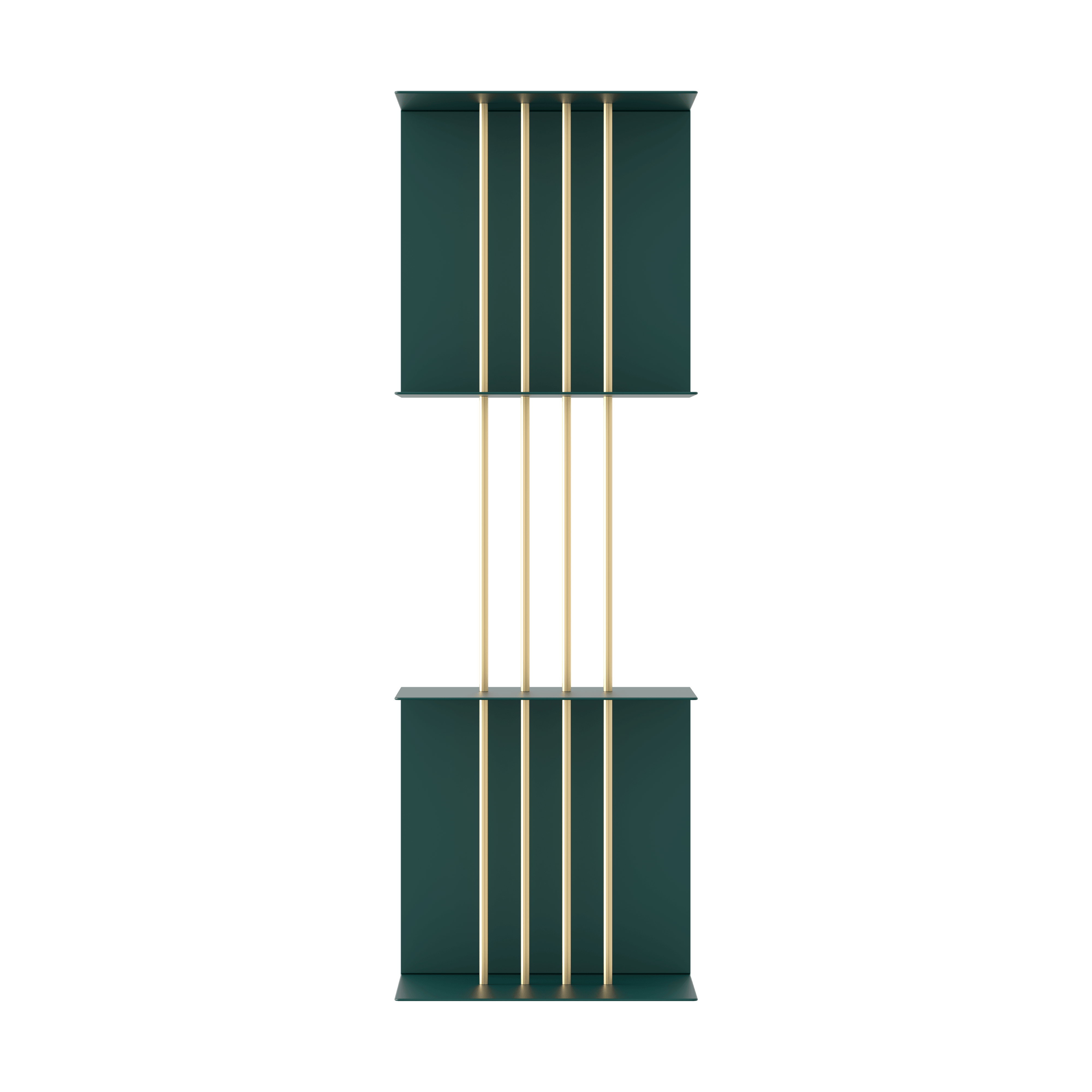 Półka TEASER butelkowy zielony ze złotym UMAGE Eye on Design