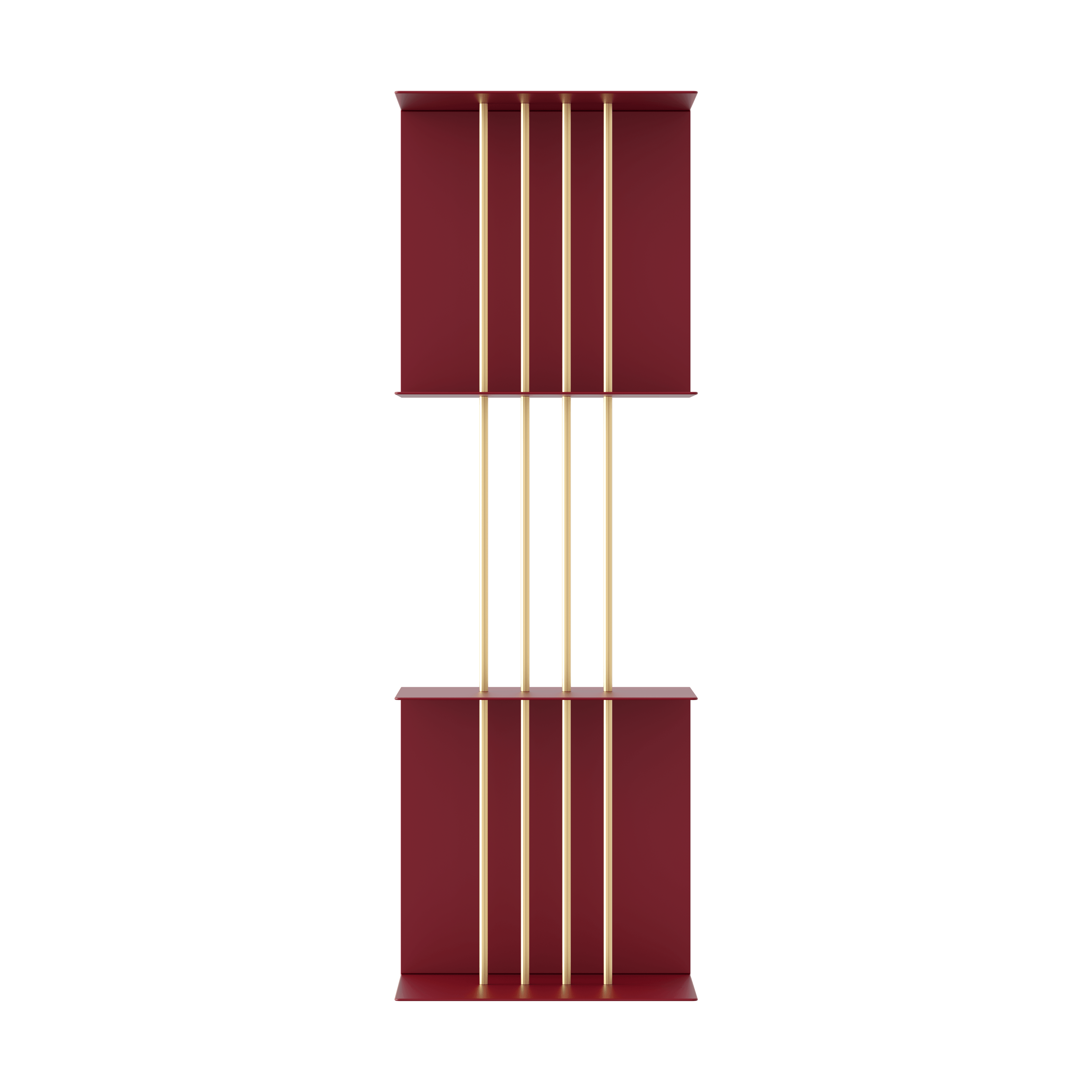 Półka TEASER rubinowy ze złotym UMAGE Eye on Design