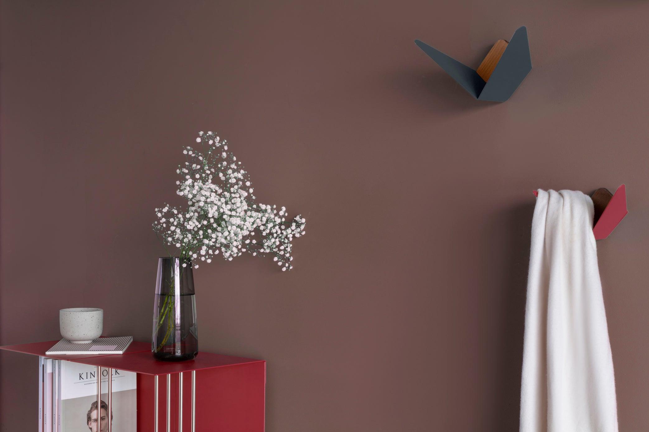 Półka TEASER rubinowy ze złotym UMAGE Eye on Design