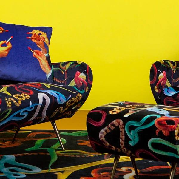 Poszewka LIPSTICKS różowy Seletti Eye on Design