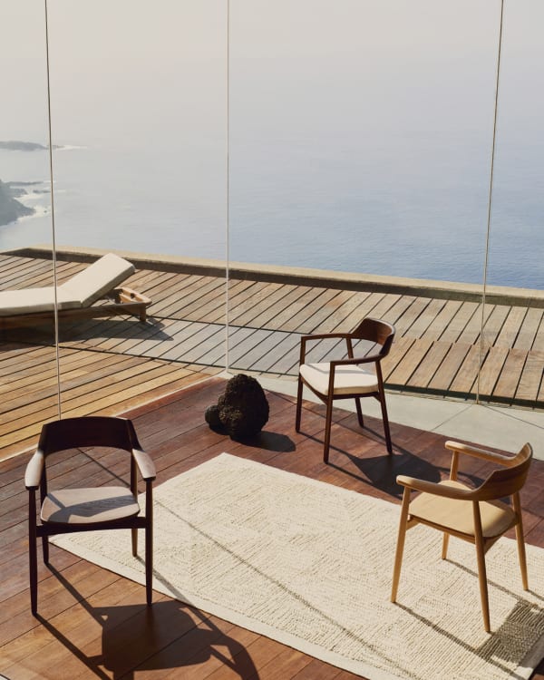 Alocs chair solid oak wood