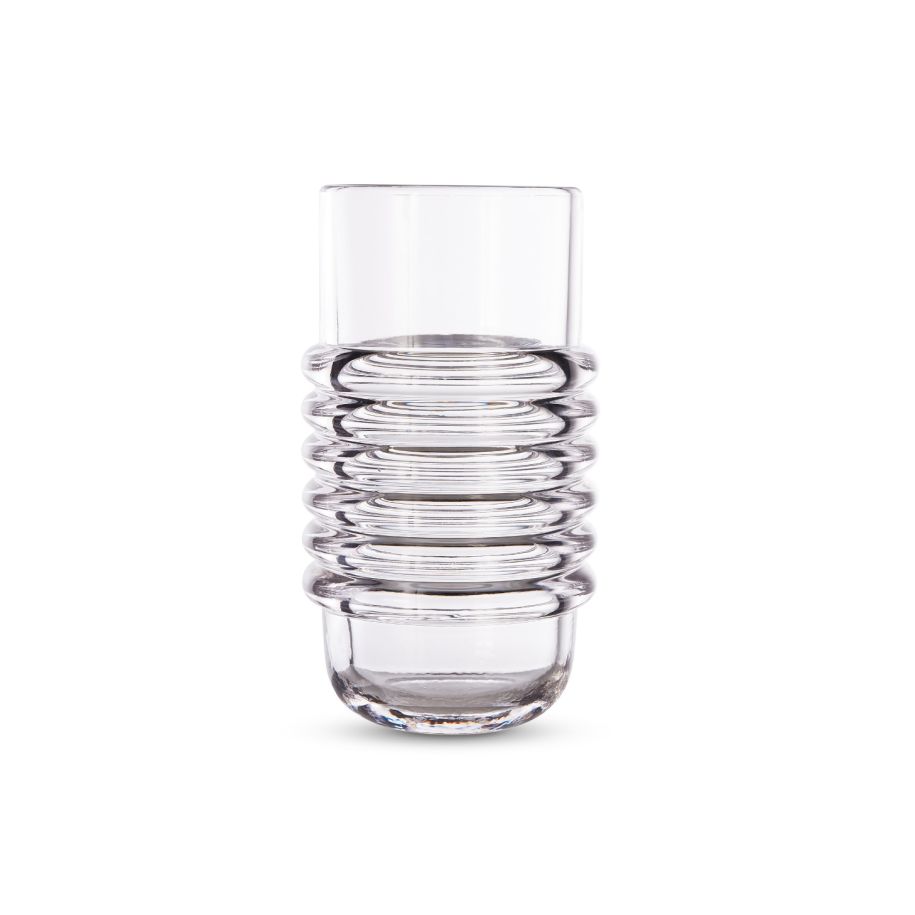 Glass pressure vase
