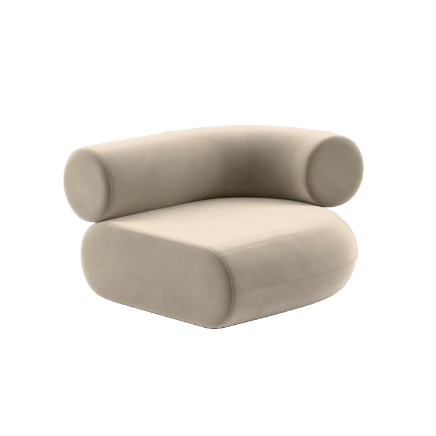 FAT modular sofa - right -handed upholstered module
