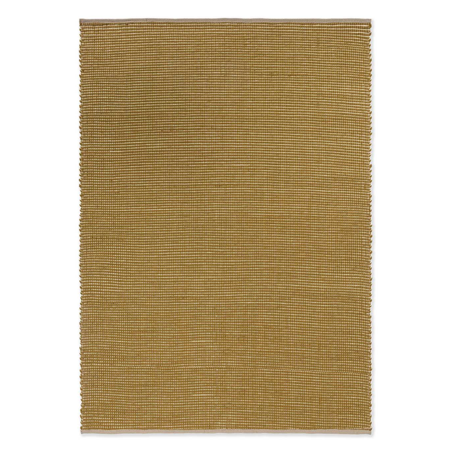 Vloerkleed FRAME mosterdkleurig