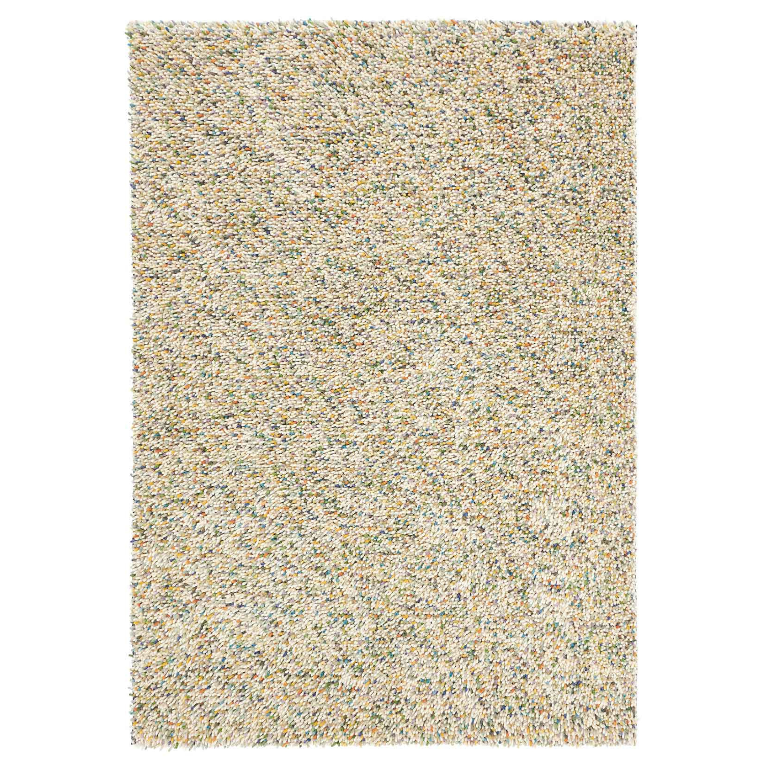 Vloerkleed DOTS multikleurig met lange haren