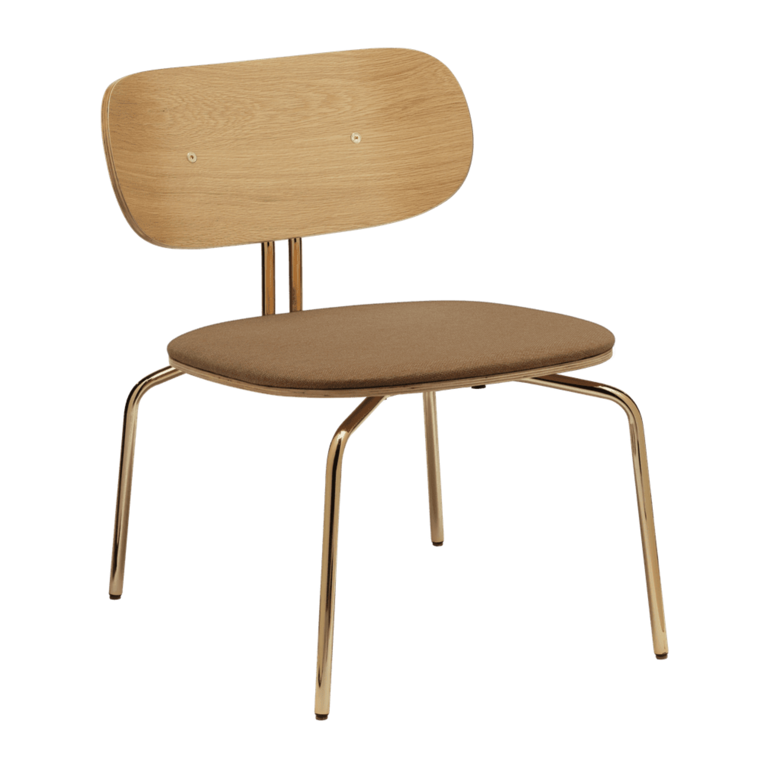 Curious cinious armchair with a golden base