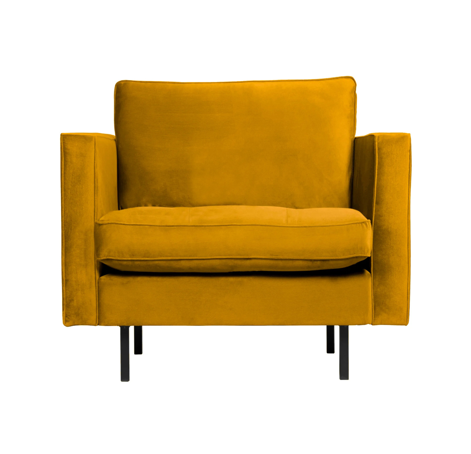 Rodeo Classic Mustard Velvet armchair