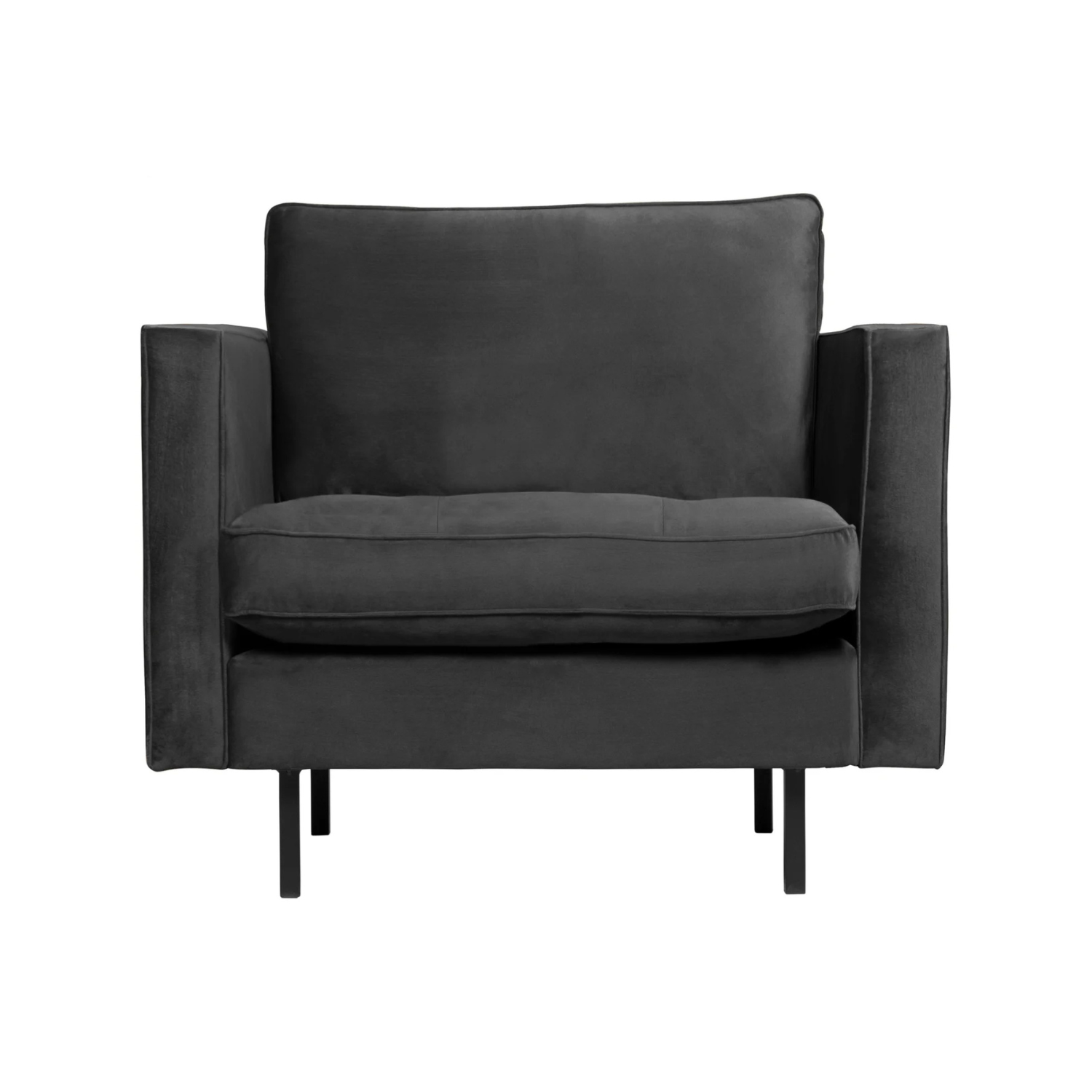 Rodeo Classic Anthracite Velvet armchair