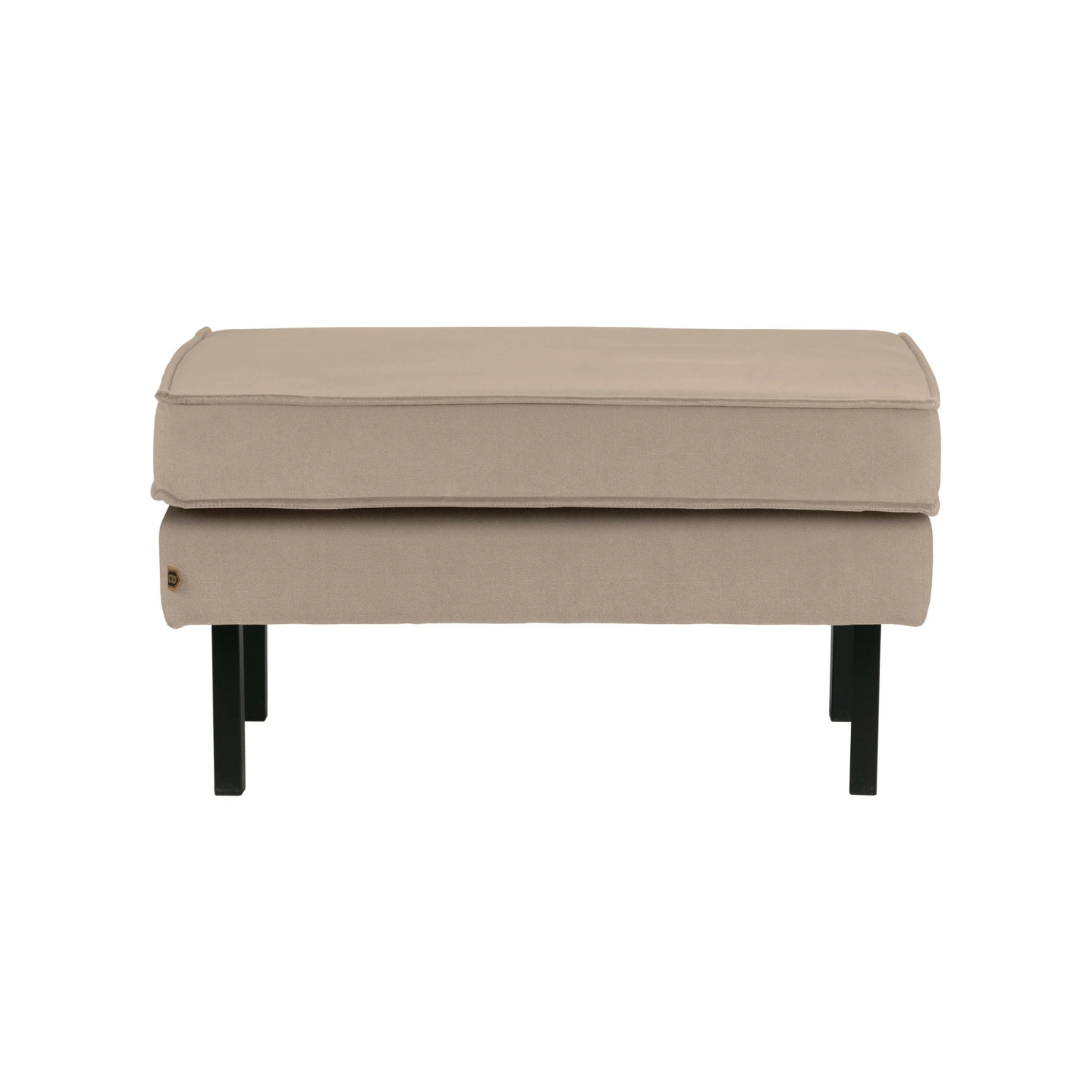 The footrest velvet Rodeo Khaki