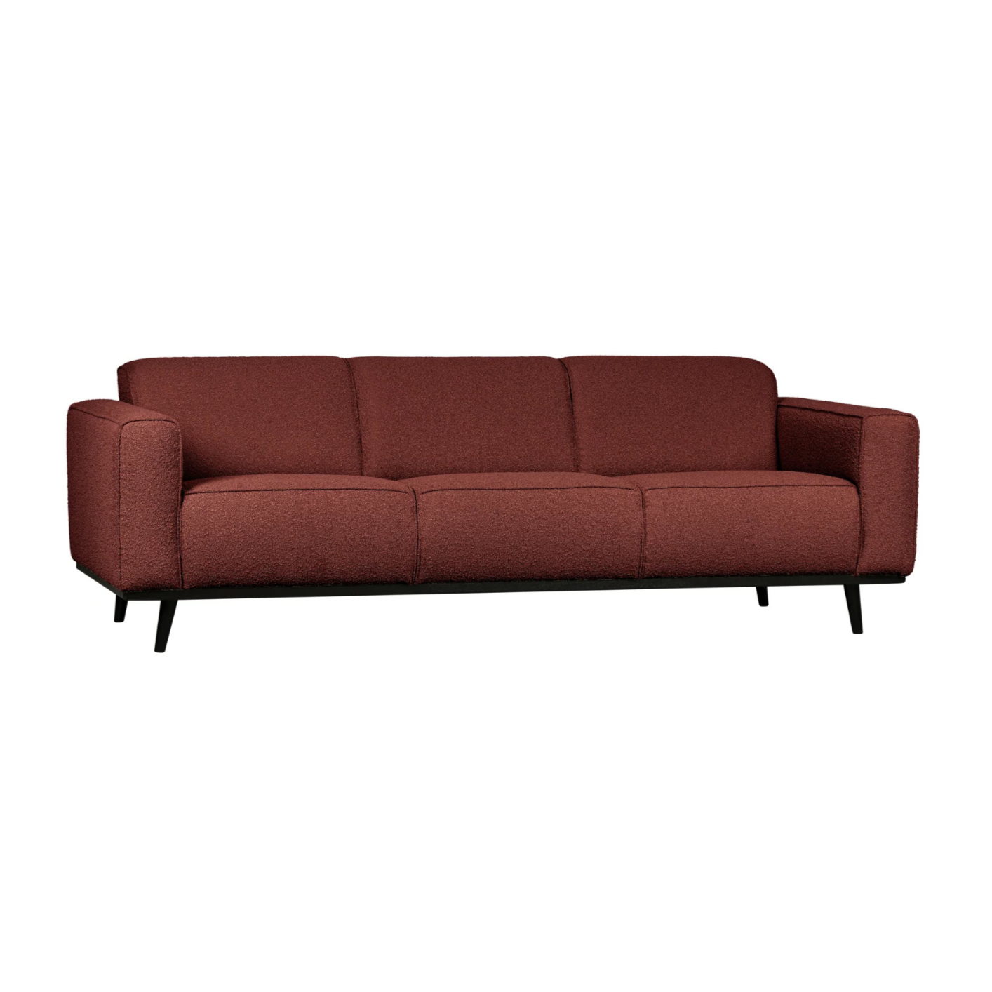3-person Sofa Statement Boucle Chestnut
