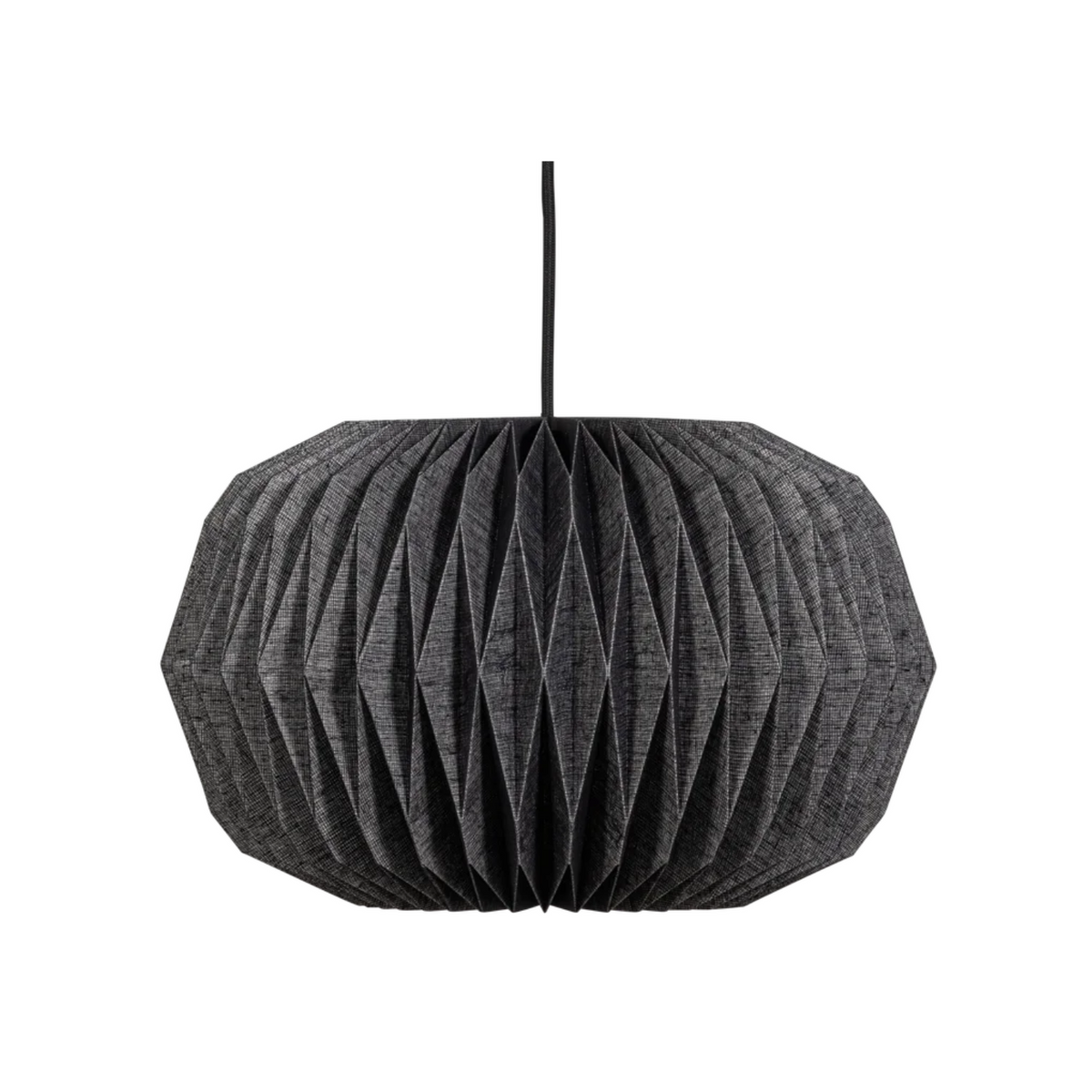 Hanglamp GLOBE zwart papier