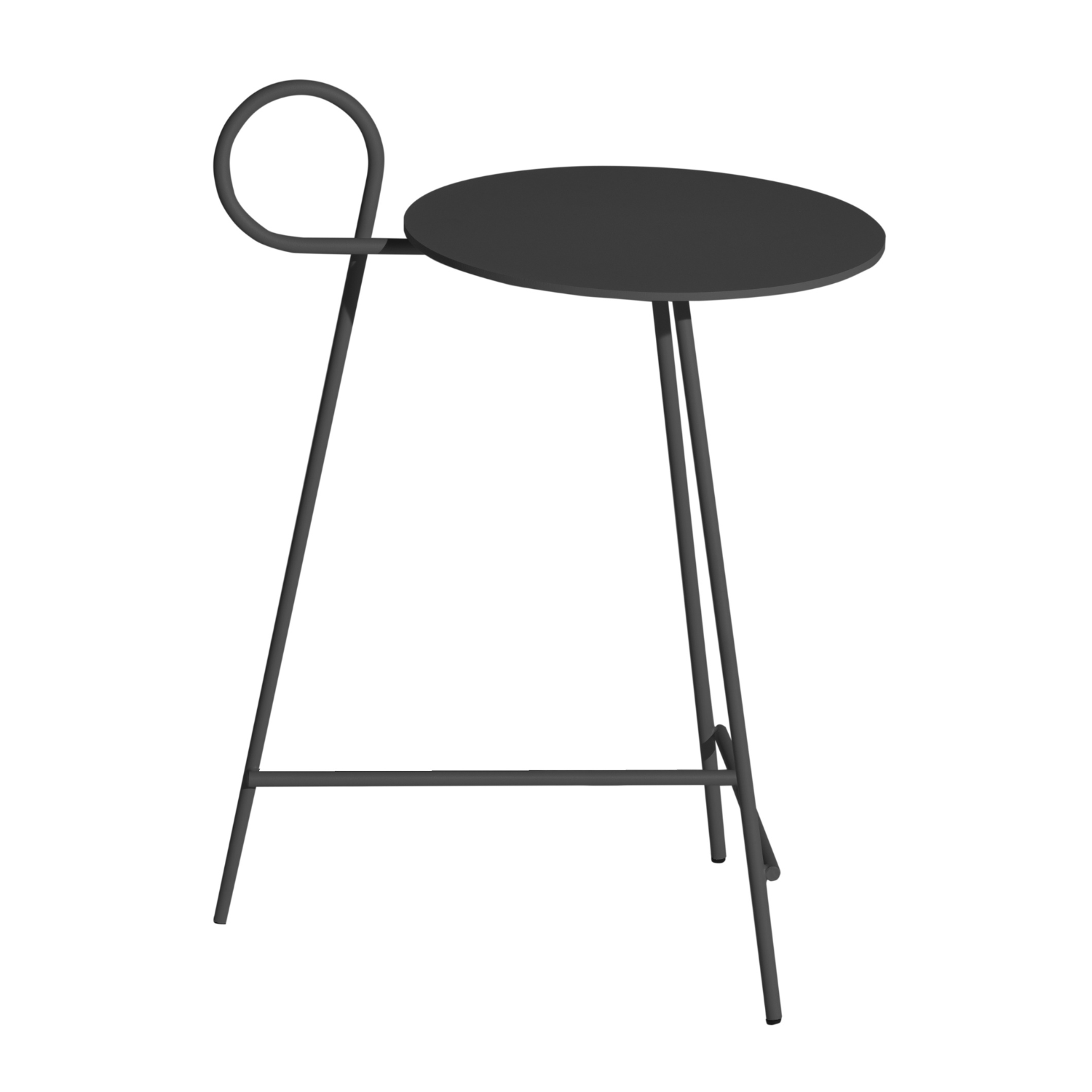 Carmina Black Side Table