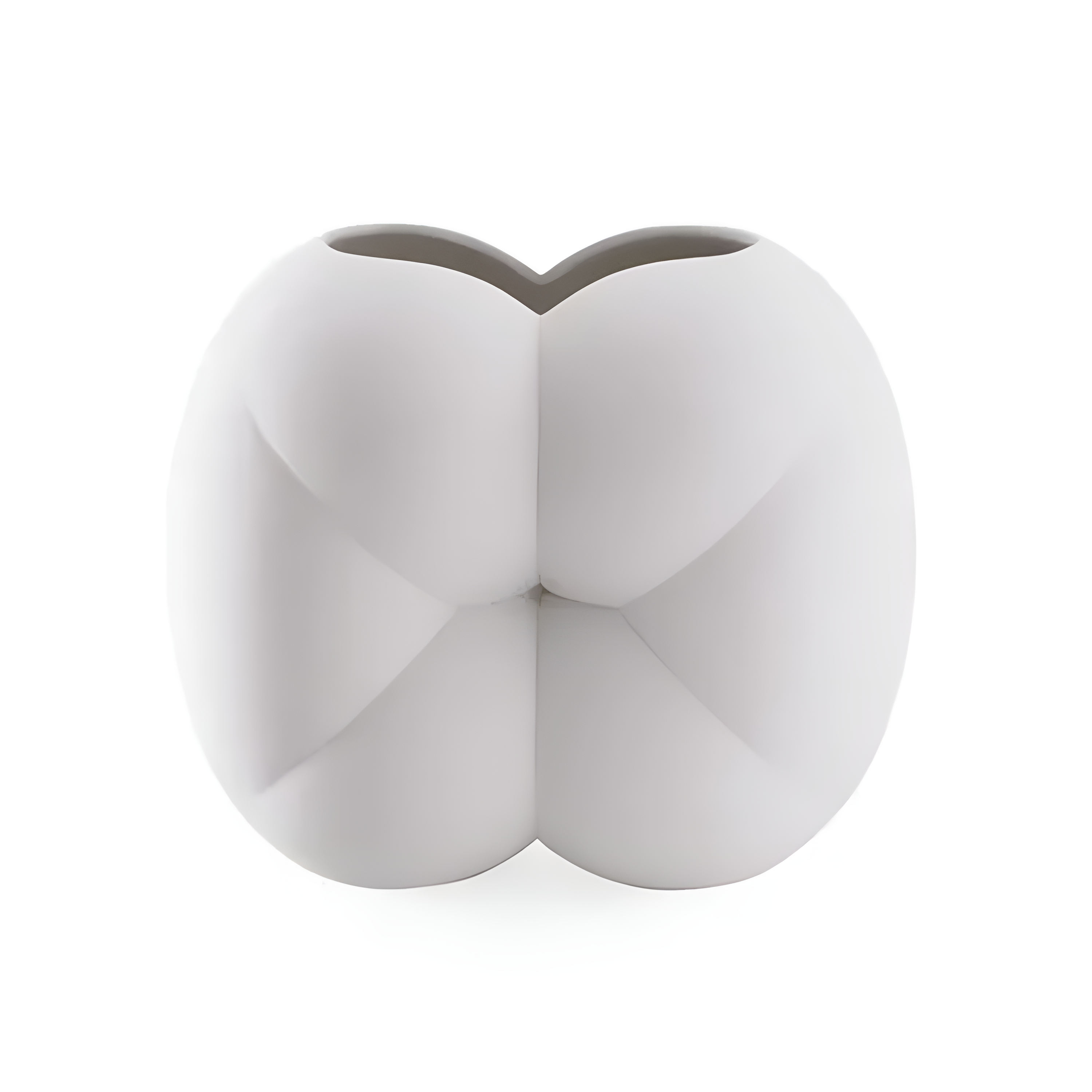 PEACHES Vase - HEDY weiße Keramik