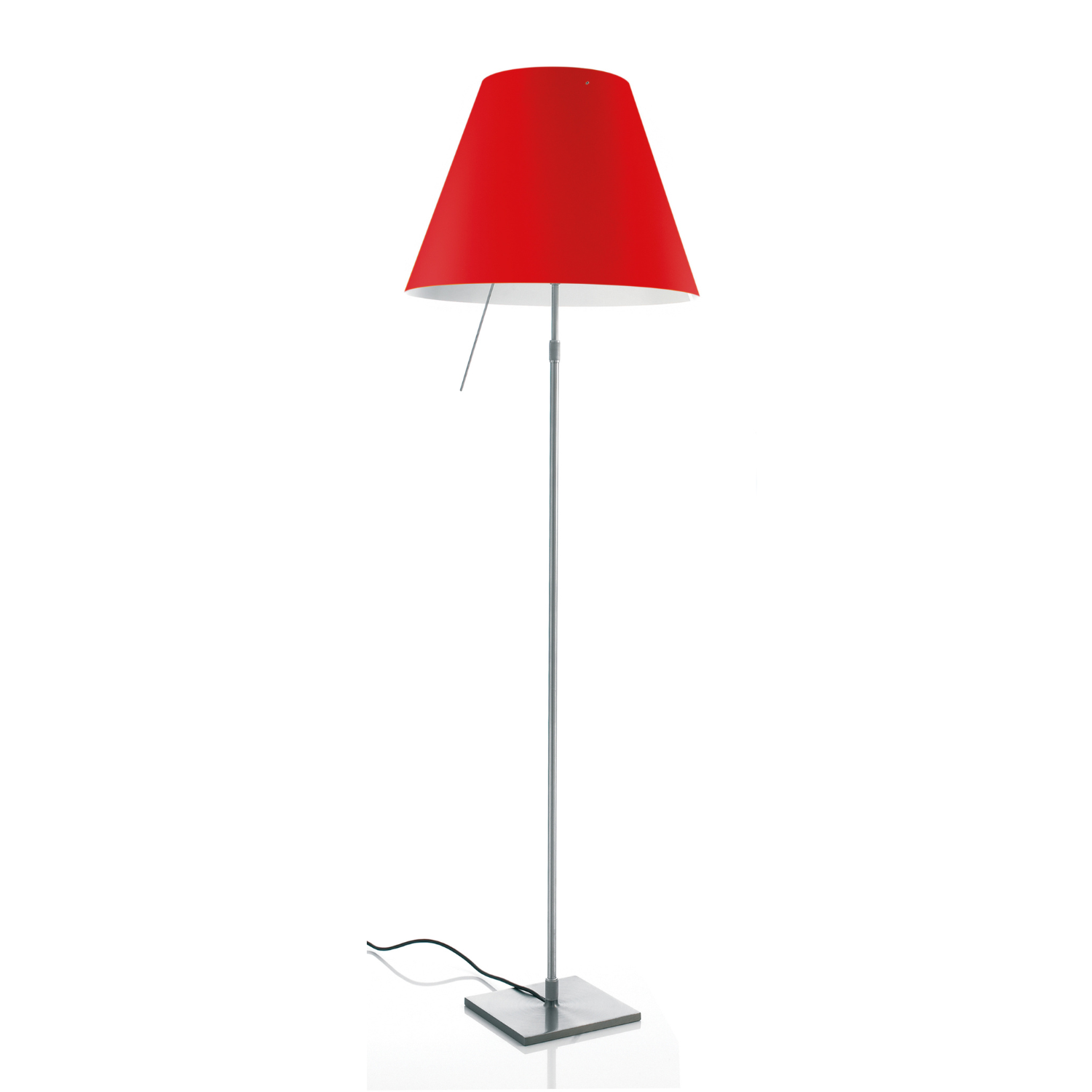 Lampa podłogowa COSTANZA czerwony – Luceplan