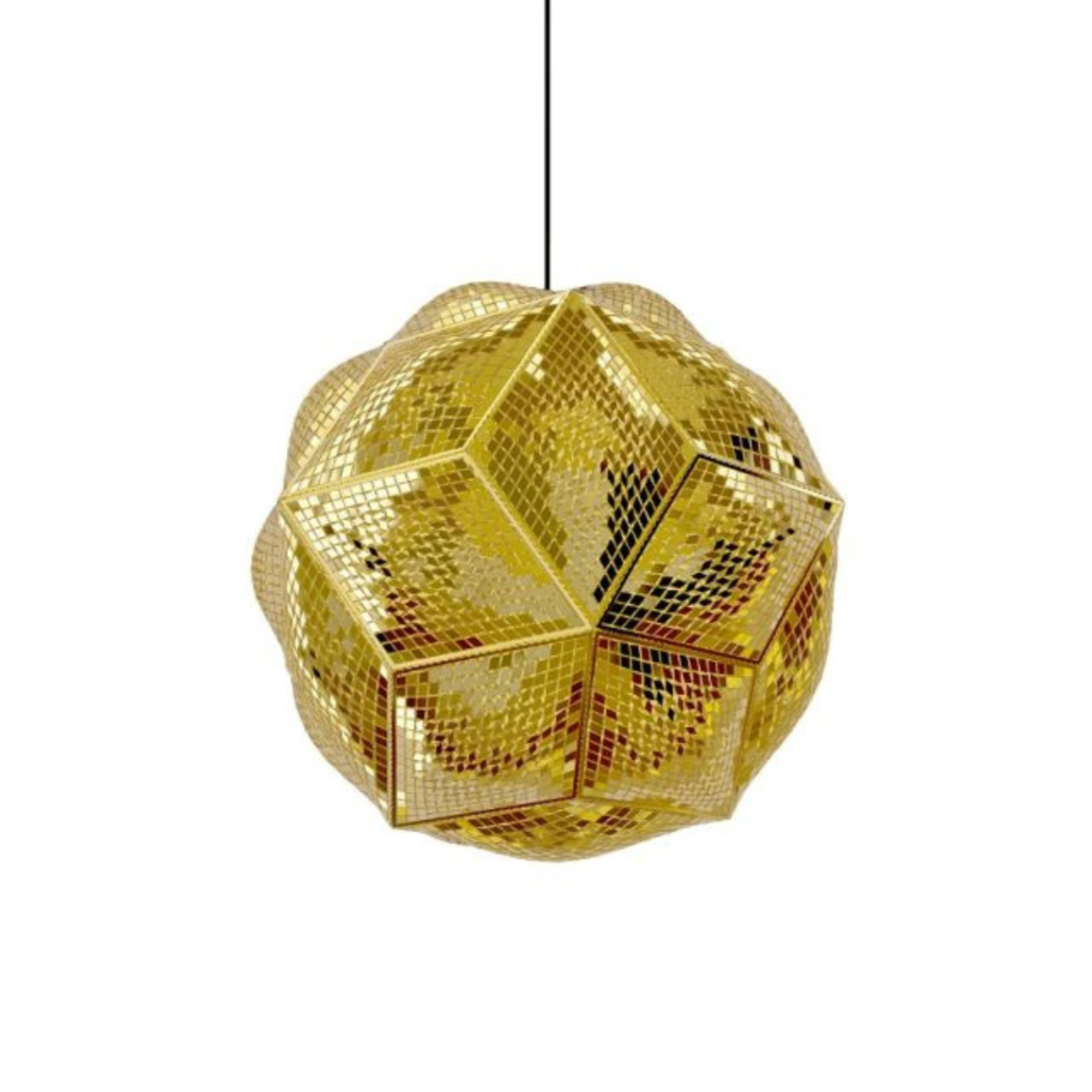 Lampa wisząca PUFF złoty – Tom Dixon