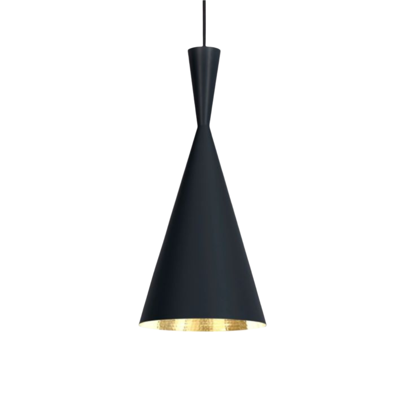 Hanglamp BEAT zwart met koper