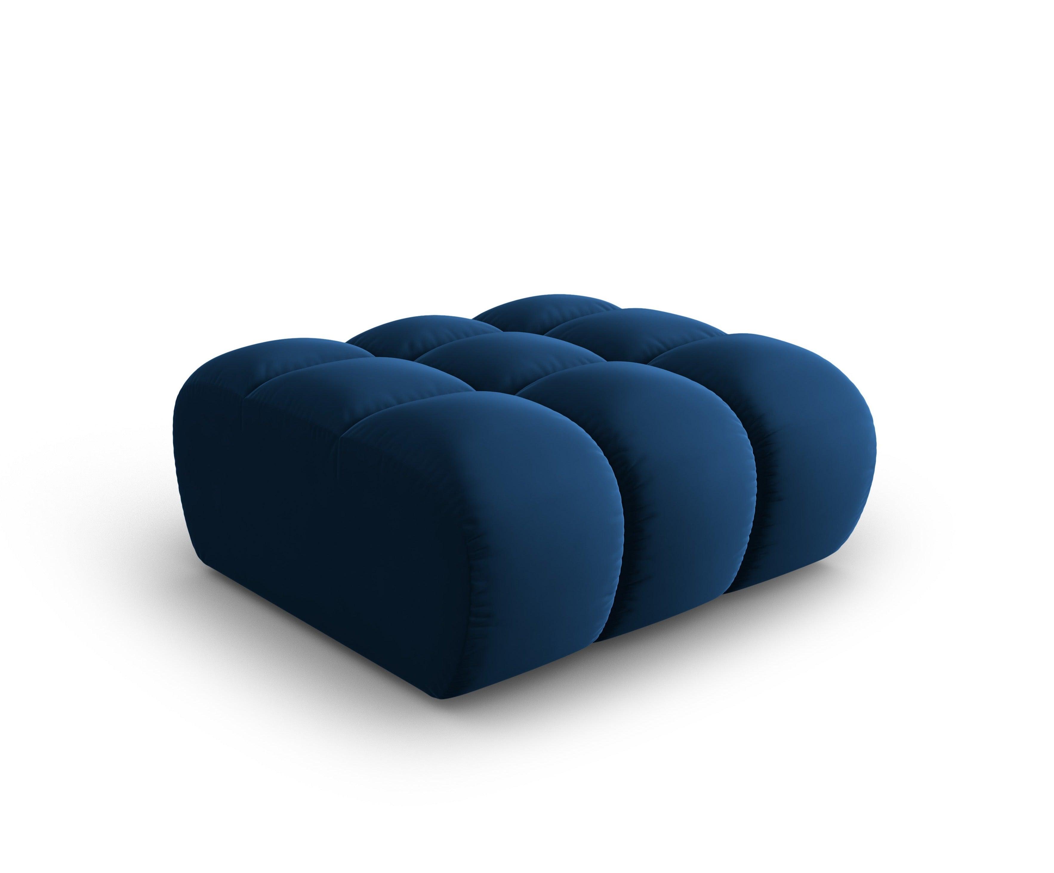 Puf aksamitny HALLEY granat królewski Windsor & Co Eye on Design