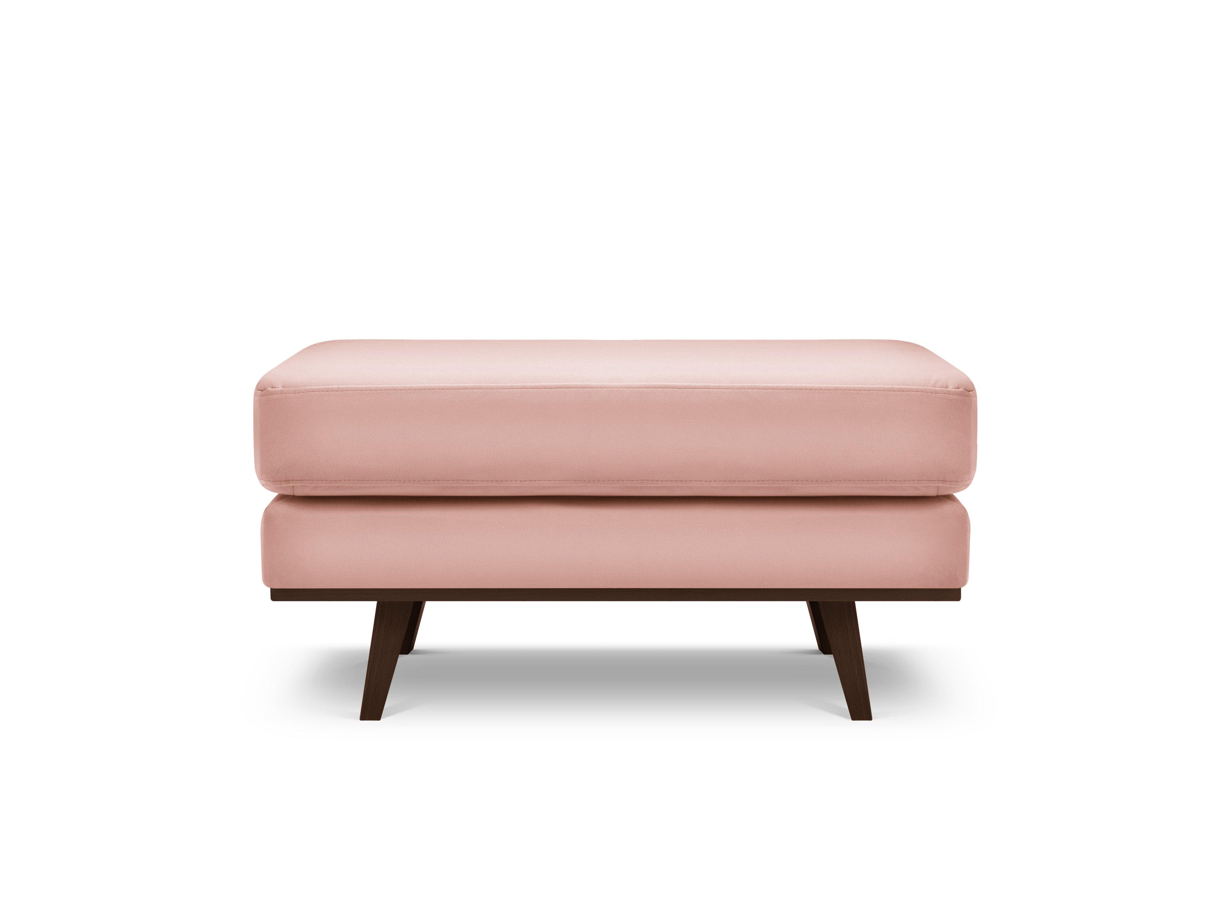 Puf aksamitny HEBE różowy Mazzini Sofas Eye on Design
