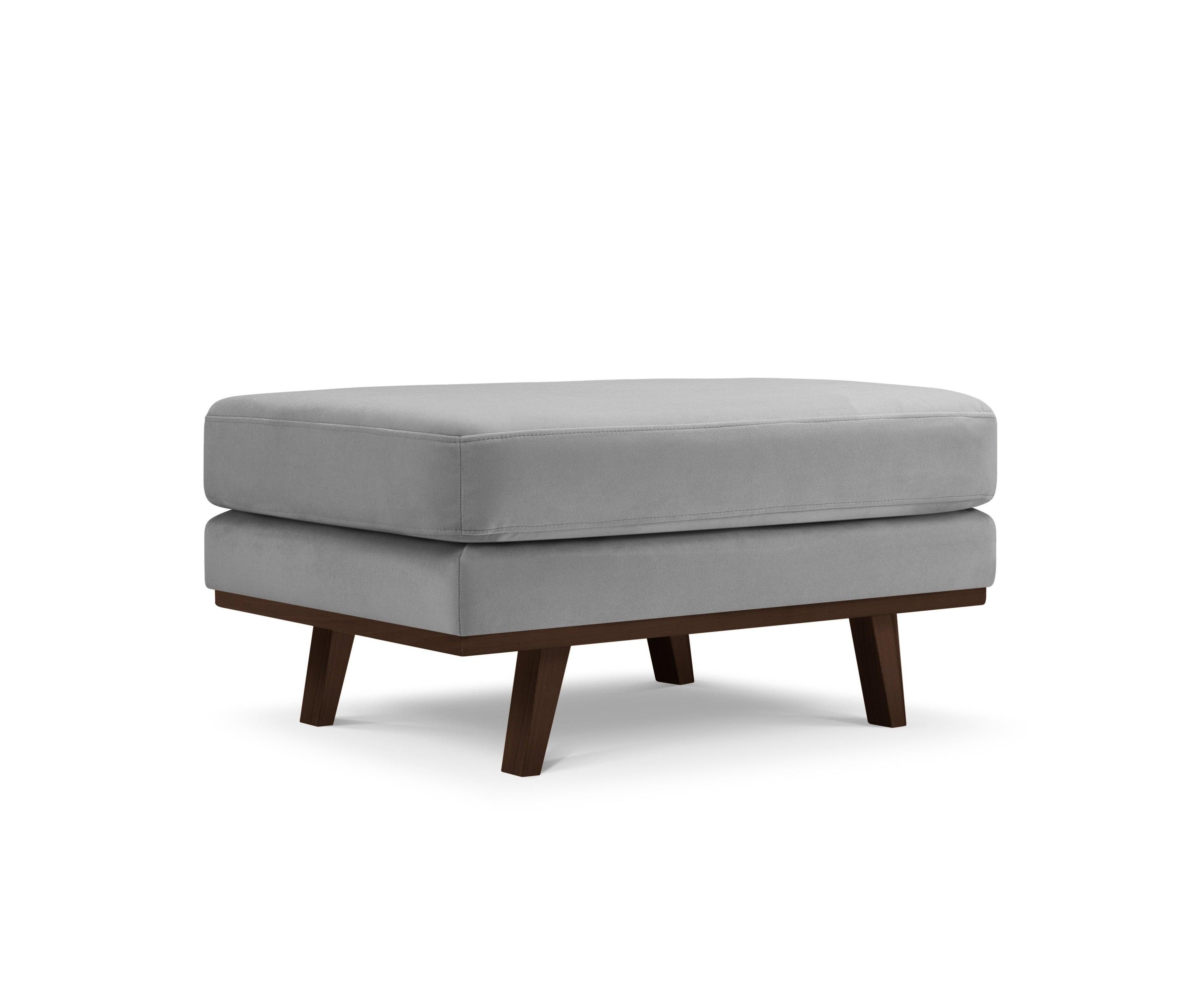 Puf aksamitny HEBE szary Mazzini Sofas Eye on Design