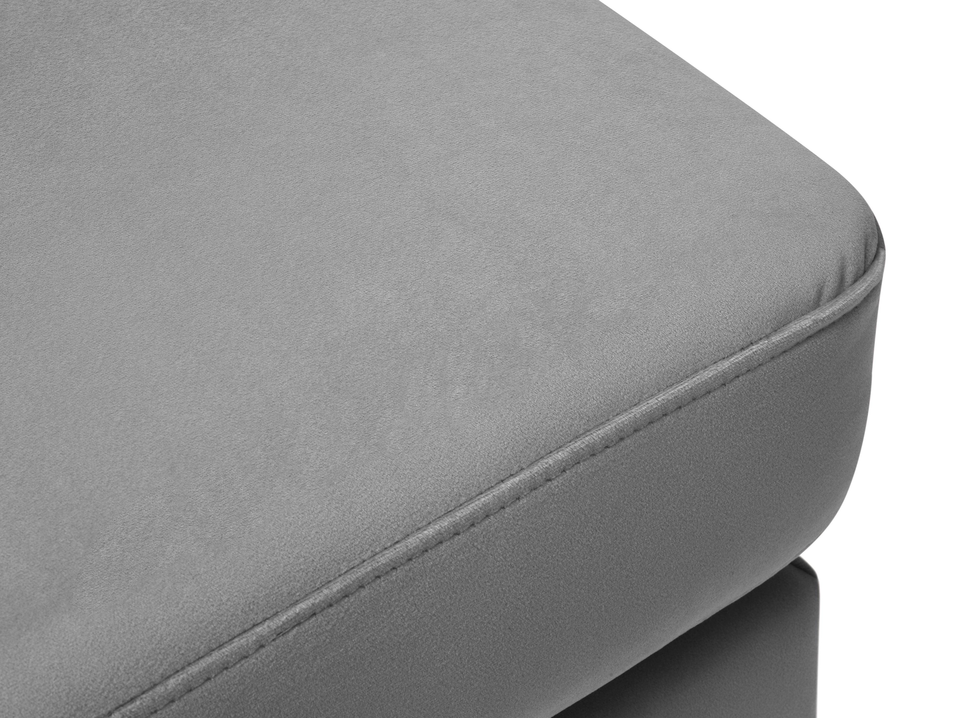 Puf aksamitny HEBE szary Mazzini Sofas Eye on Design