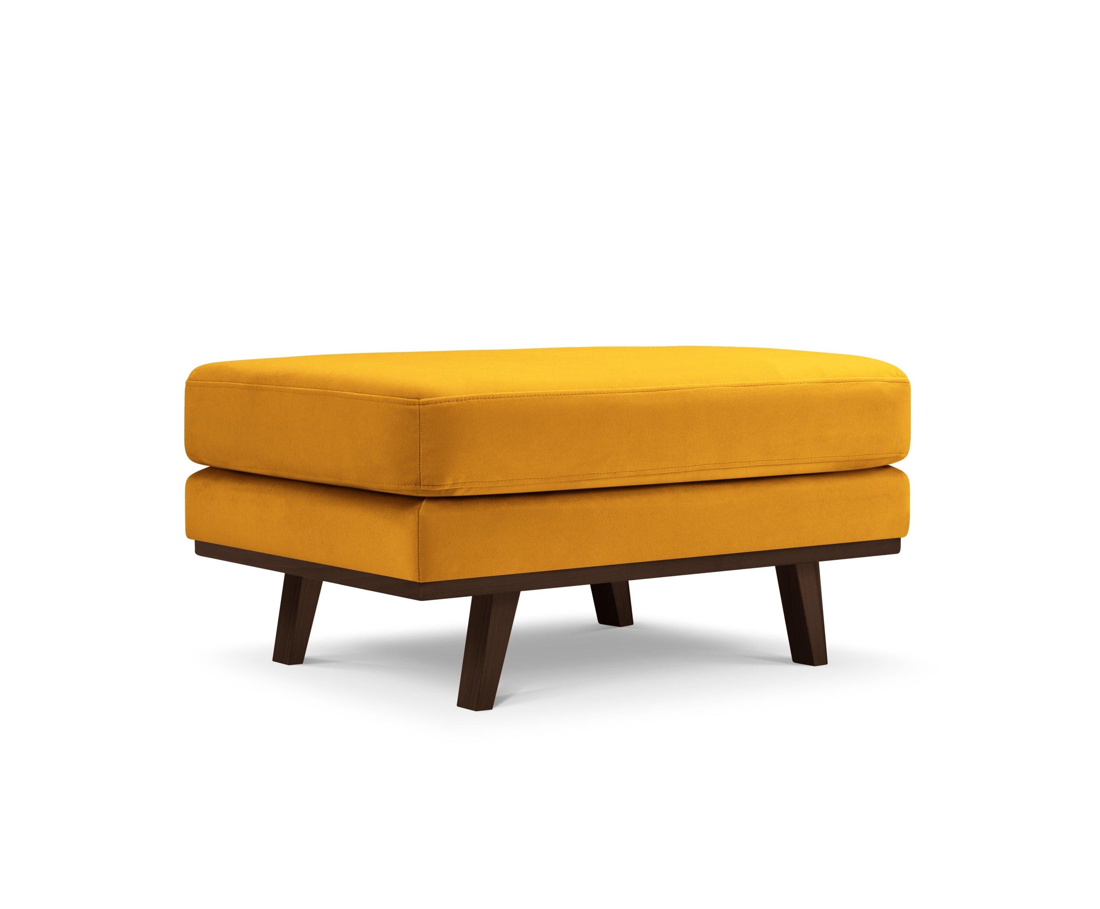 Puf aksamitny HEBE żółty Mazzini Sofas Eye on Design