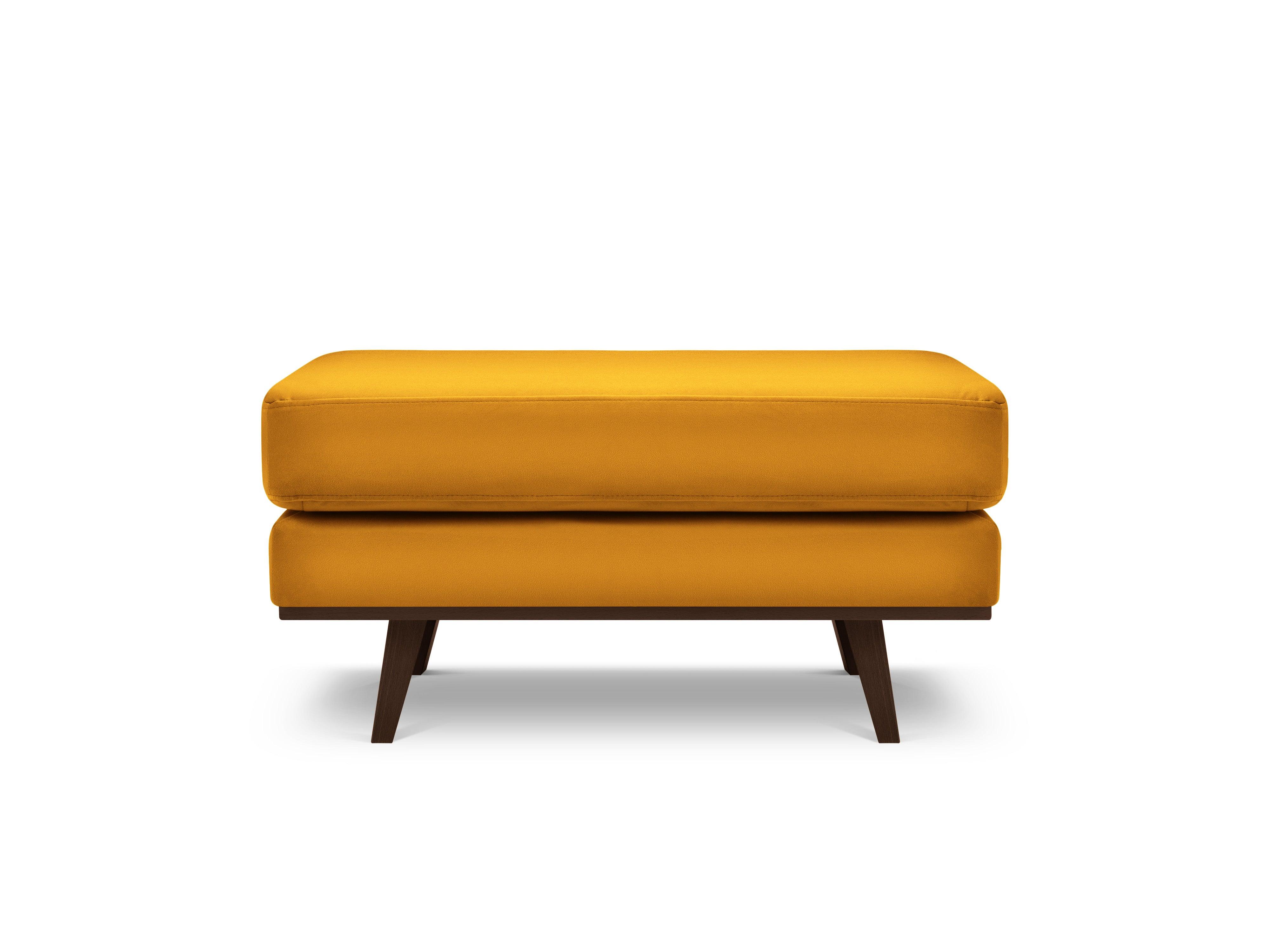 Puf aksamitny HEBE żółty Mazzini Sofas Eye on Design