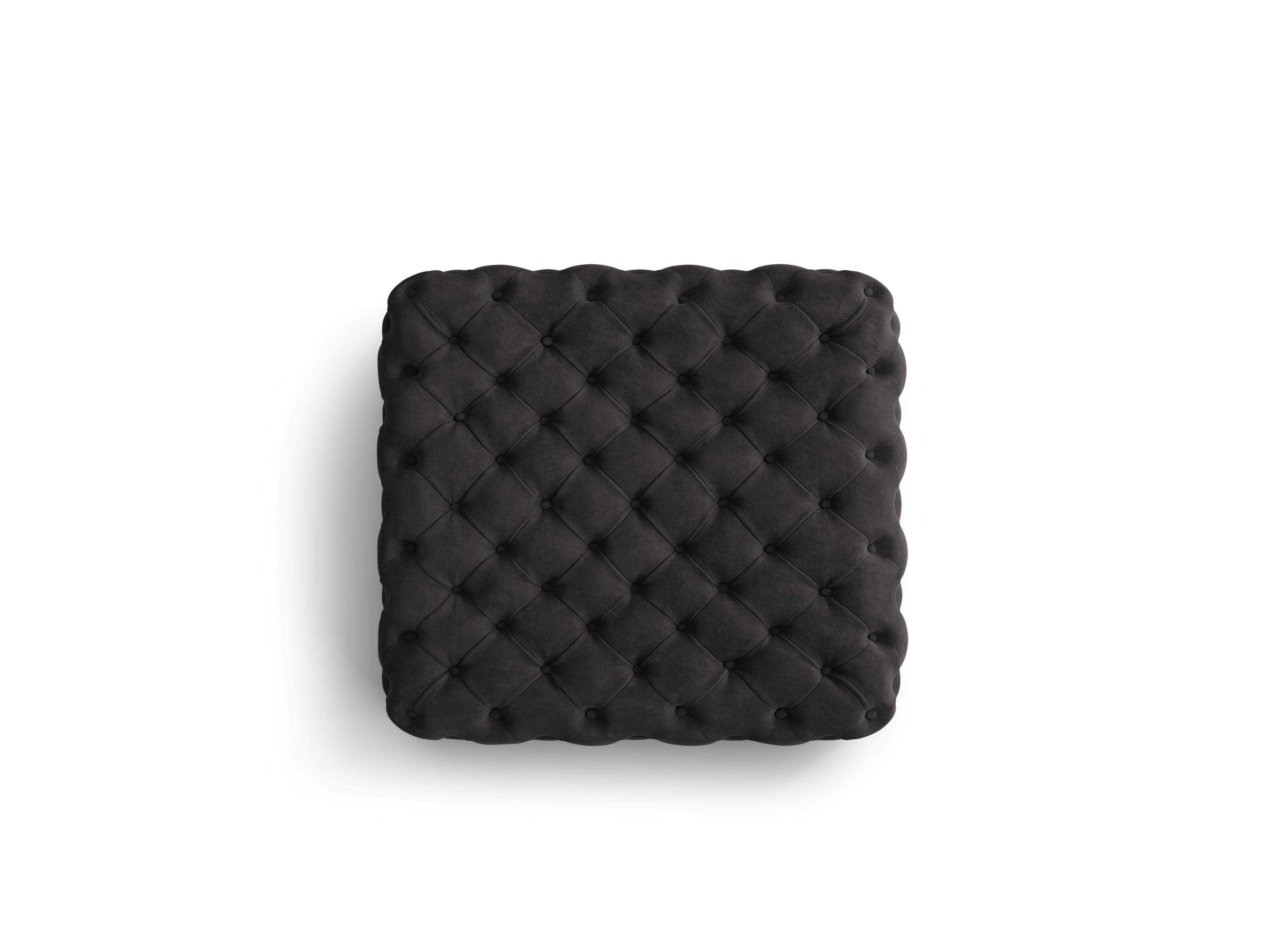 Puf aksamitny LOGE ciemnoszary Windsor & Co Eye on Design