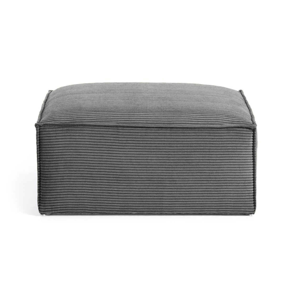 Puf BLOK szary sztruks La Forma Eye on Design