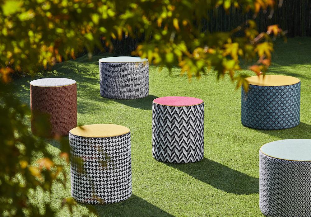 Puf CALYBABU czerwony Contardi Eye on Design