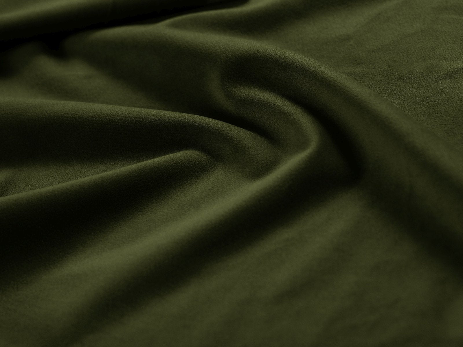 Green Rectangular Velvet Pouf GEORGIA