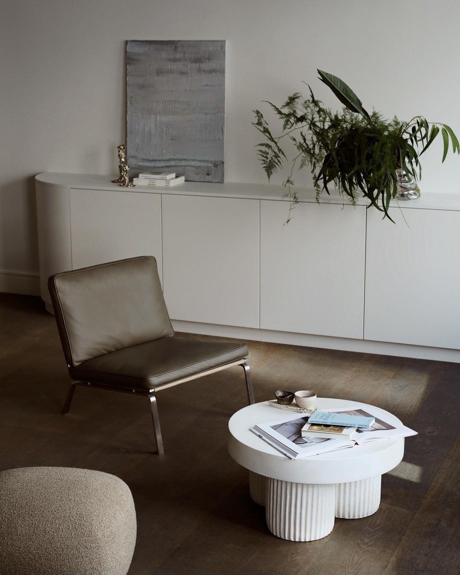 Puf LITTLE BIG boucle biały NORR11 Eye on Design