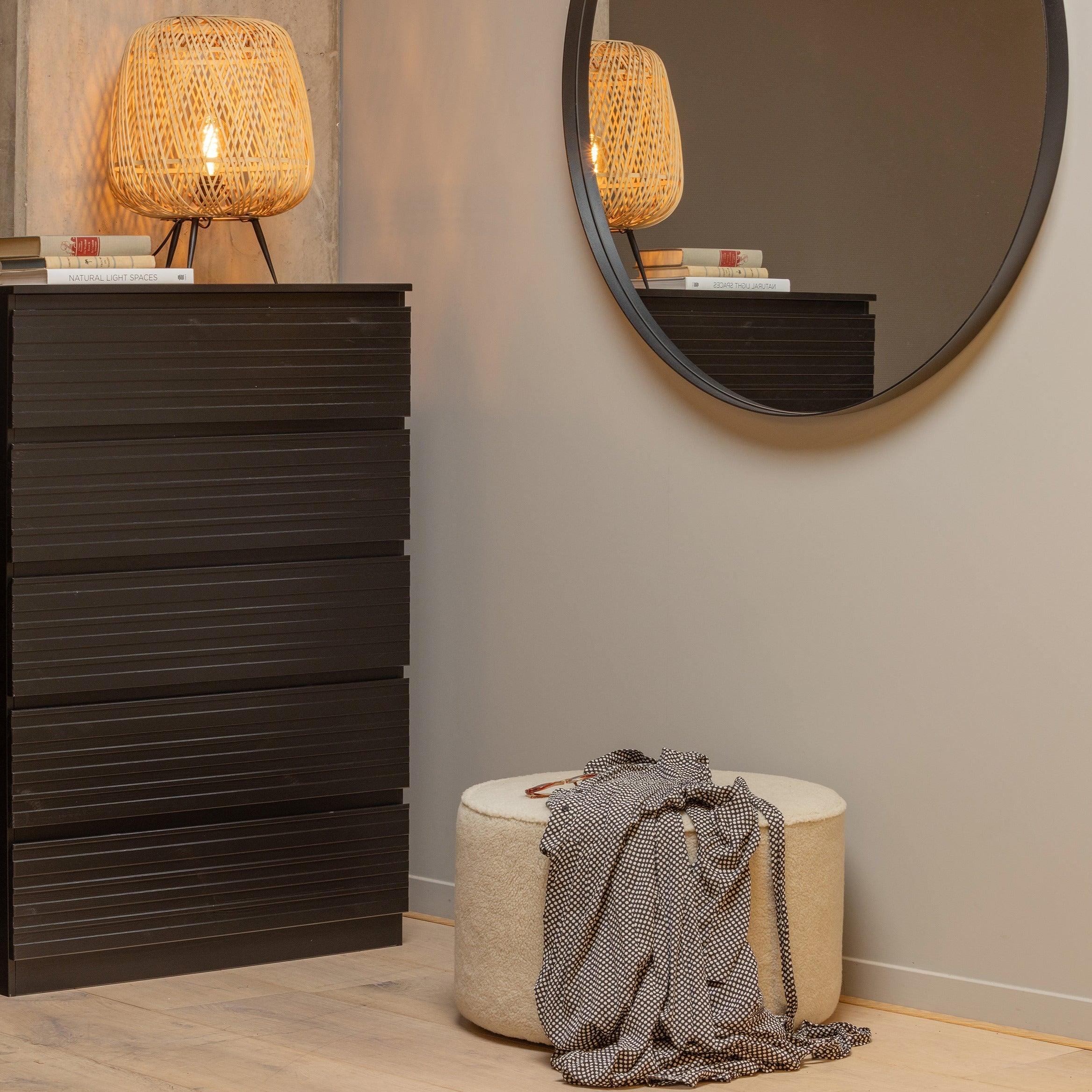 Puf SARA plusz piaskowy Woood Eye on Design