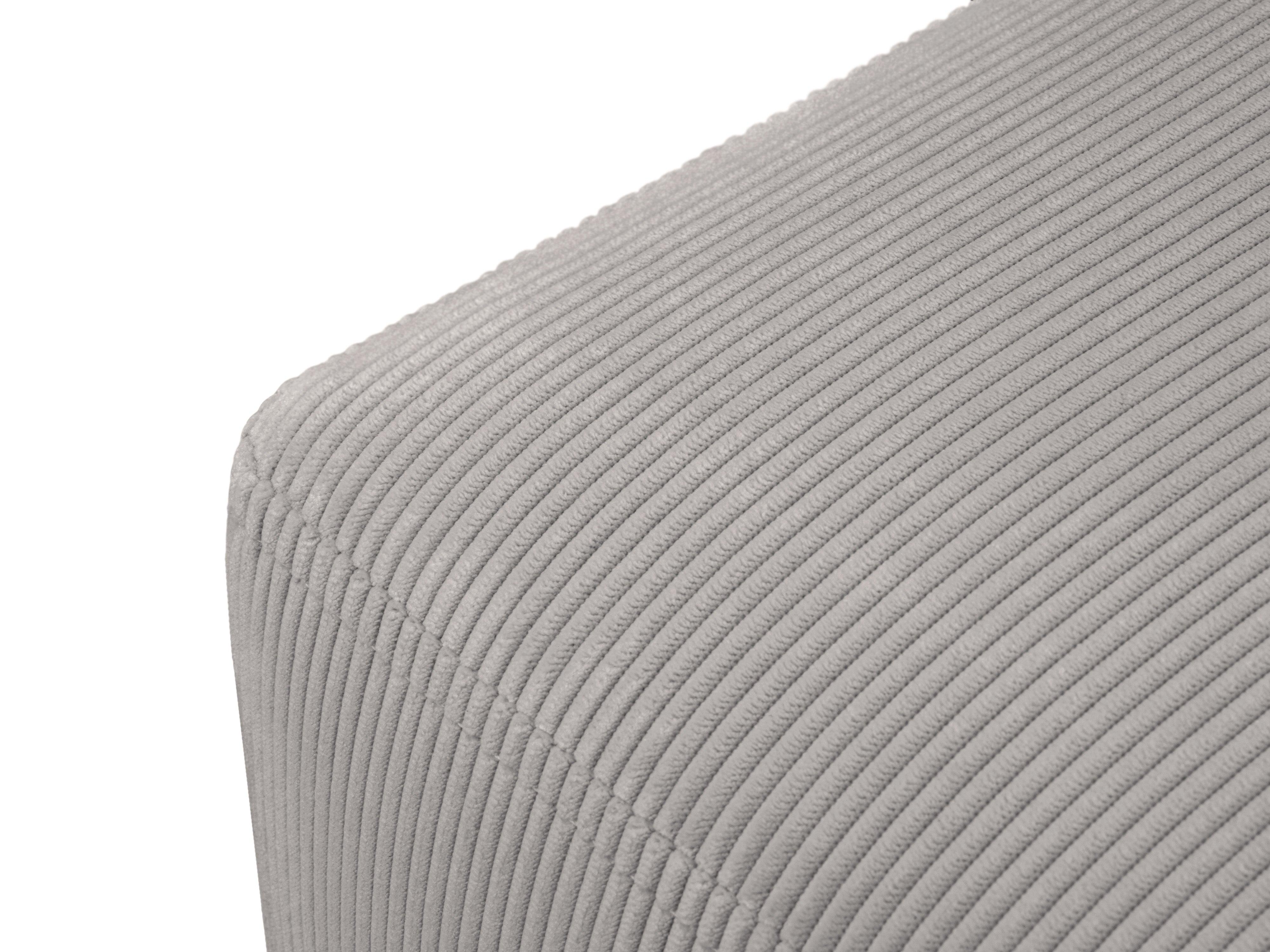 Puf sztruksowy ROSE jasnoszary Mazzini Sofas Eye on Design