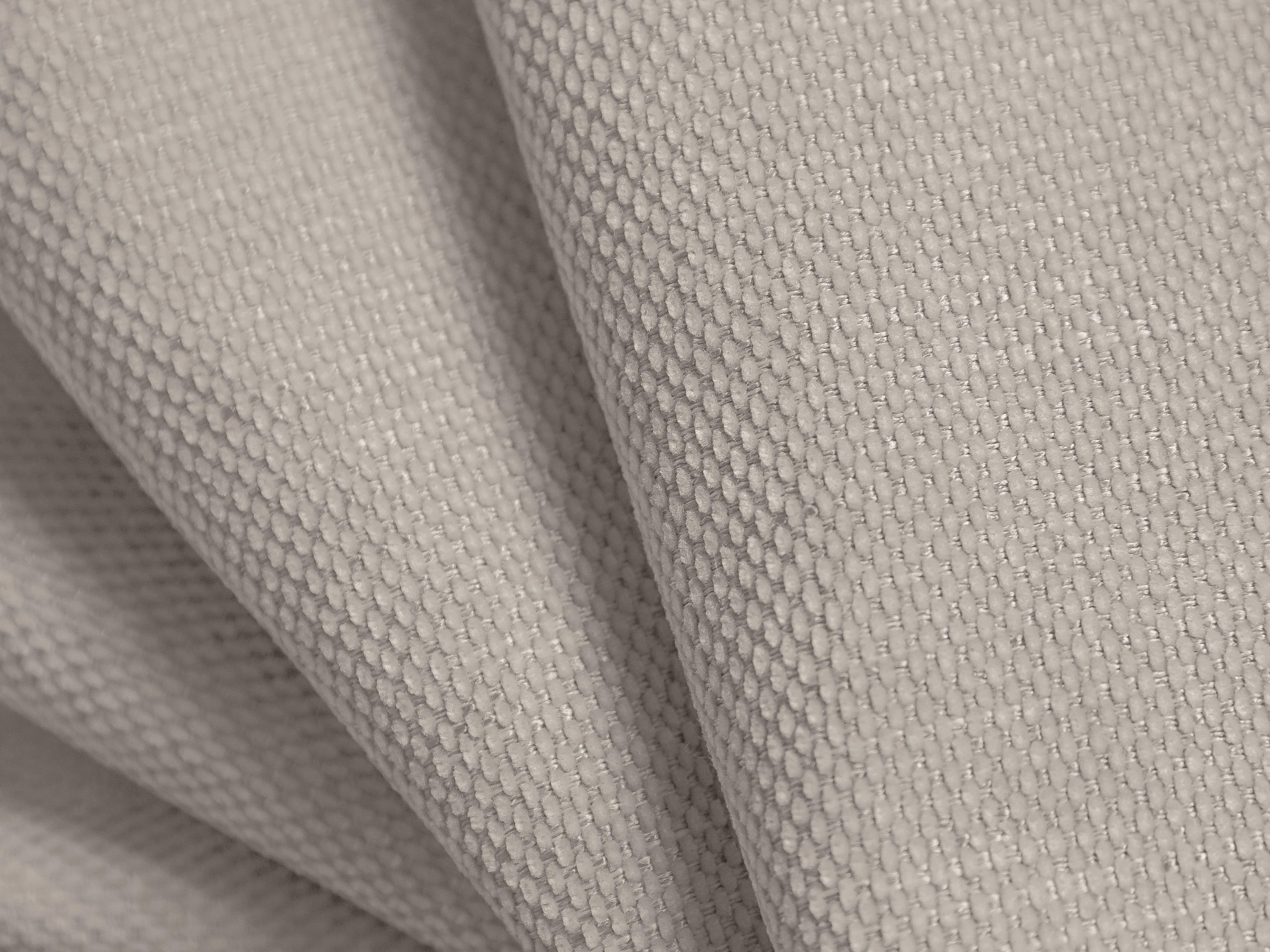 Puf w tkaninie chenillowej LOLA beżowy Windsor & Co Eye on Design