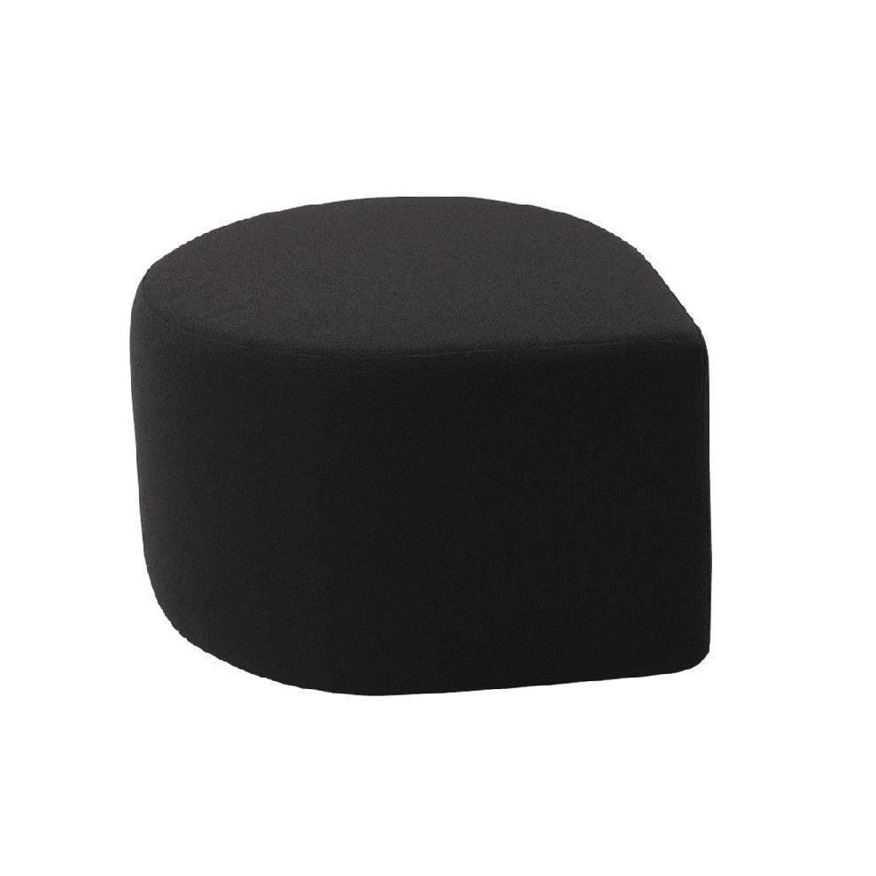 Puf z tkaniną boucle STILLA antracytowy AYTM Eye on Design