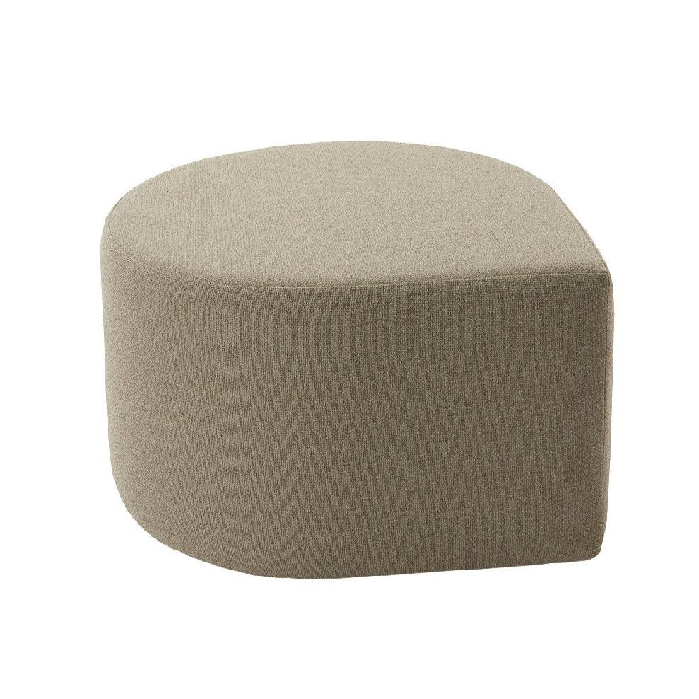 Puf z tkaniną boucle STILLA taupe AYTM Eye on Design