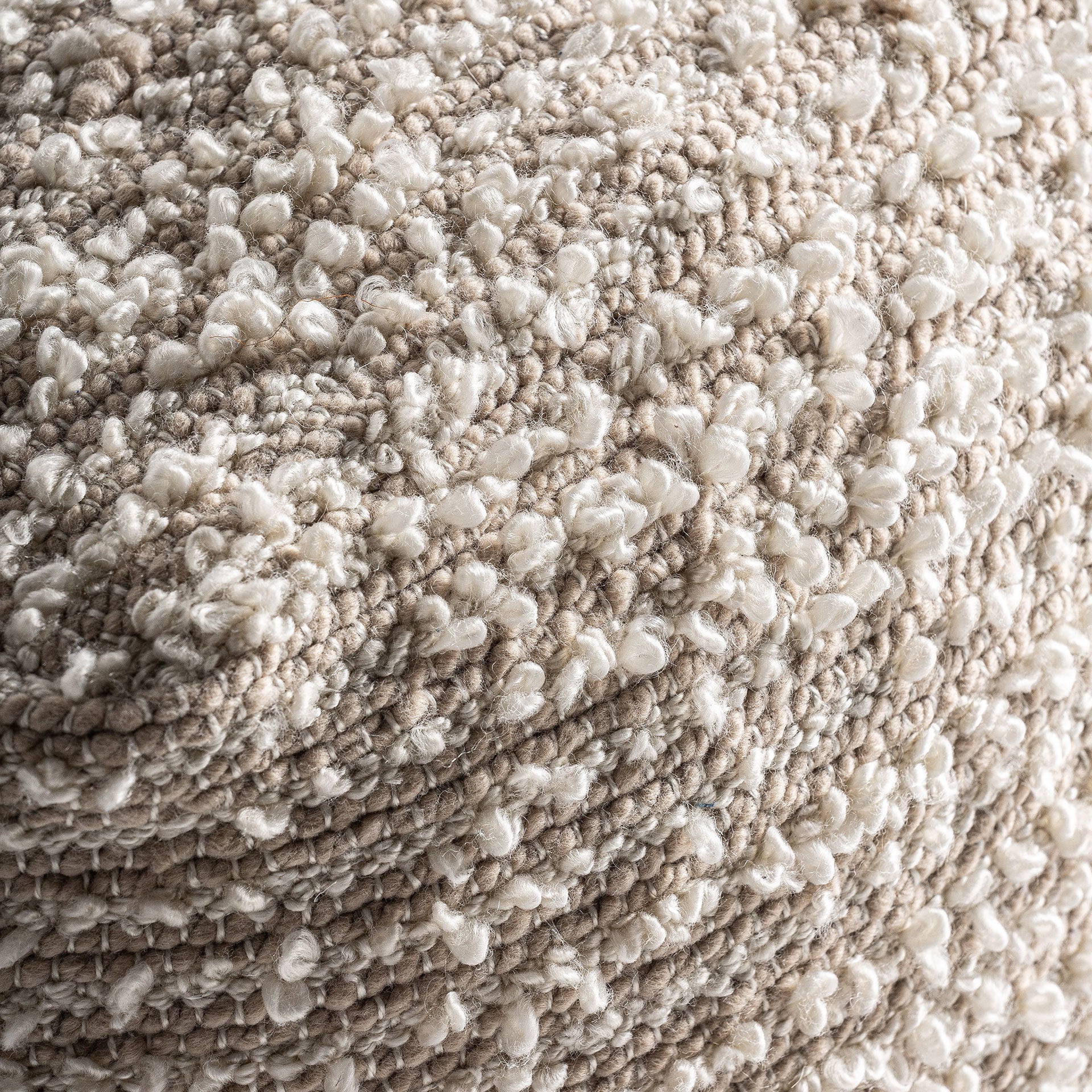 ALEPH Beige Outdoor Pouf